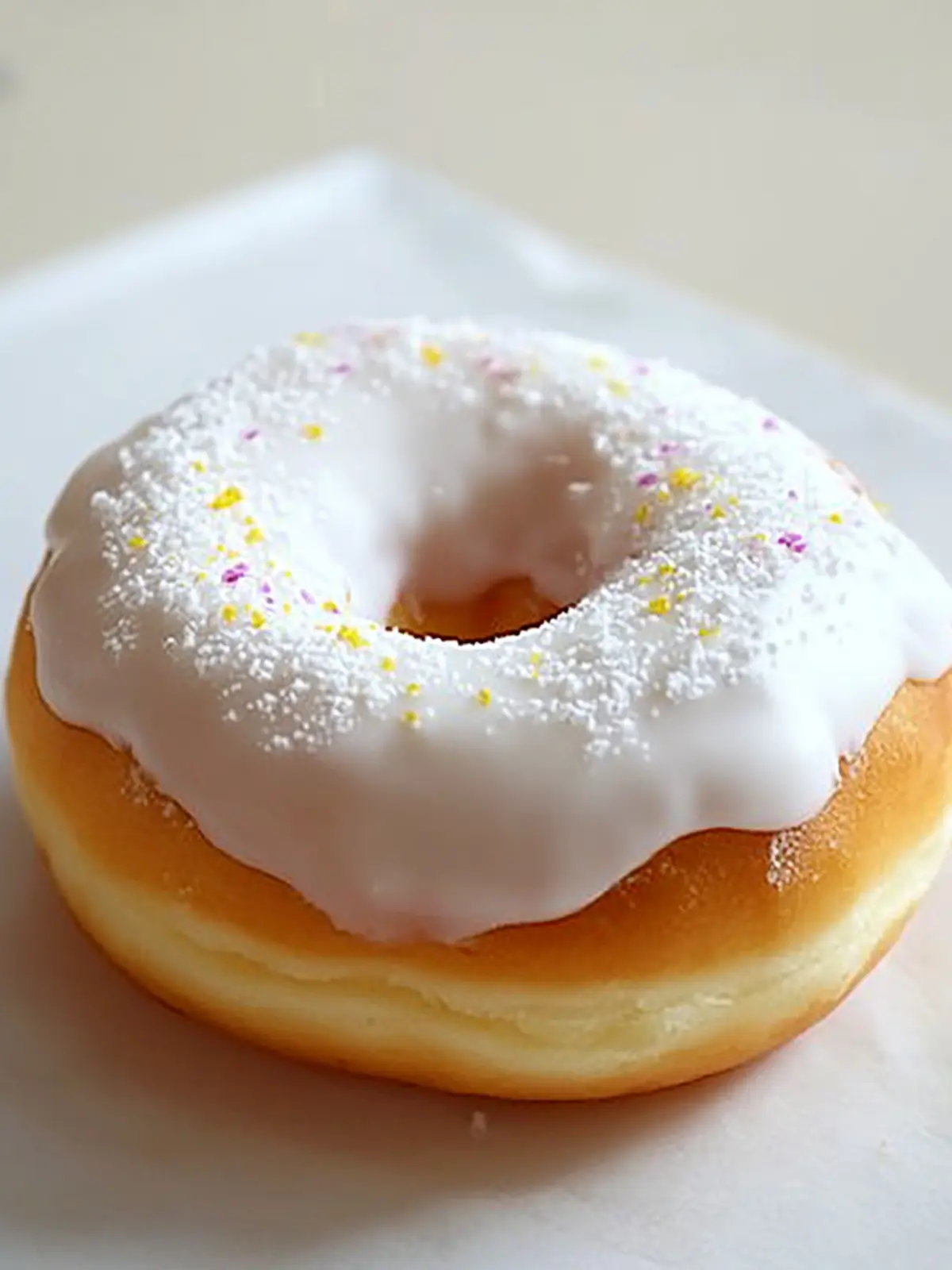 Fluffy Korean Milk Cream Donut