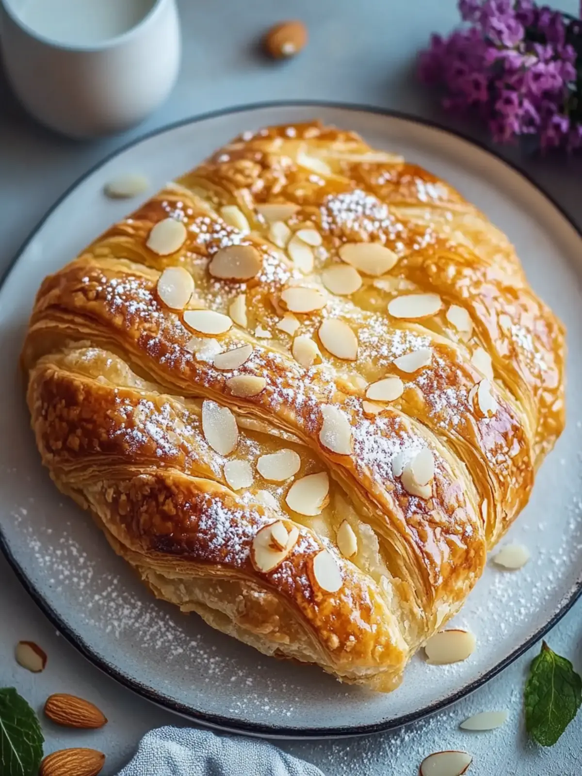 Flaky Sweet Almond Pastry
