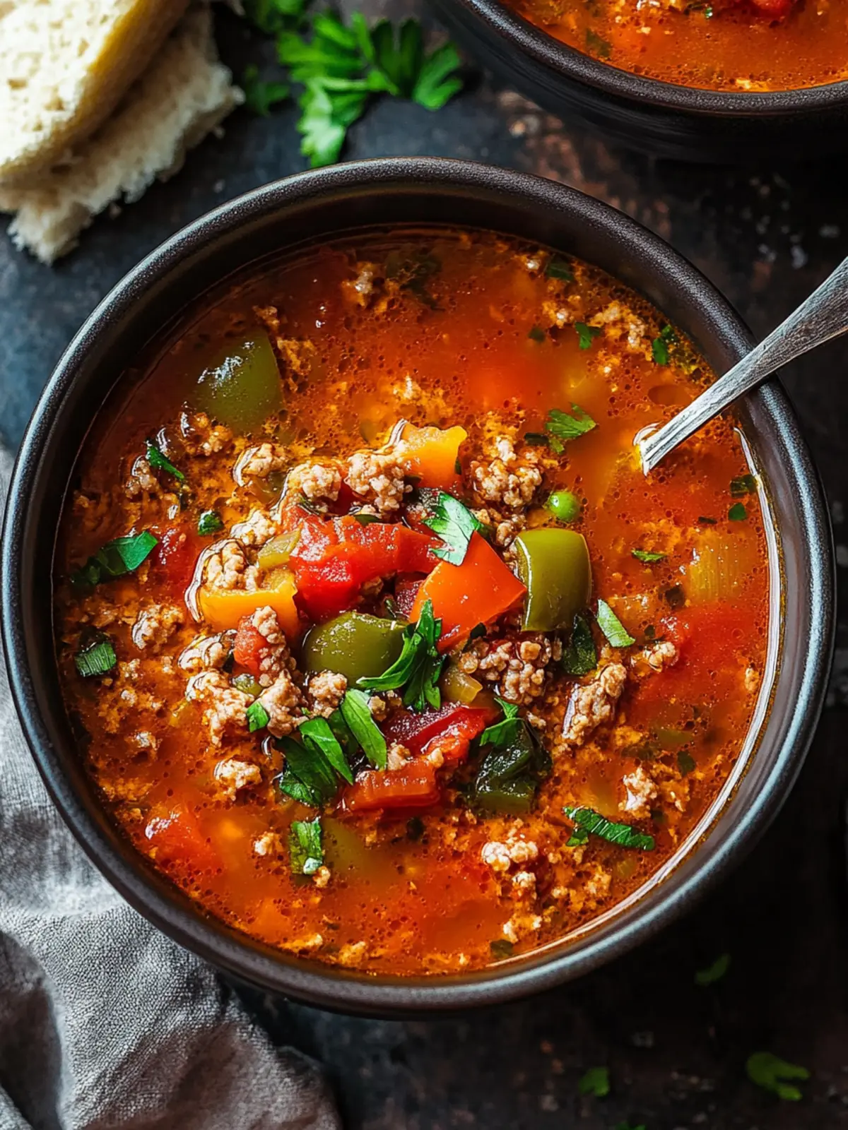 Keto Stuffed Pepper Soup