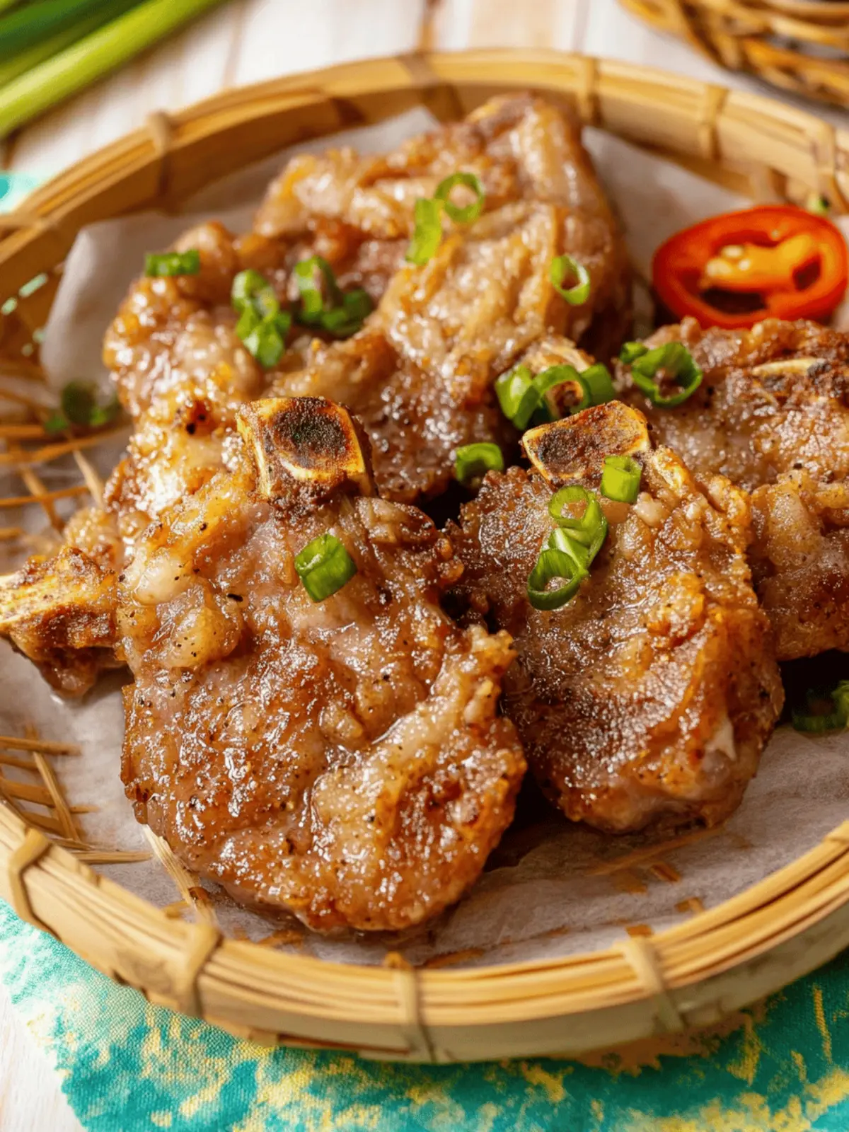 Salt and Pepper Pork Chops