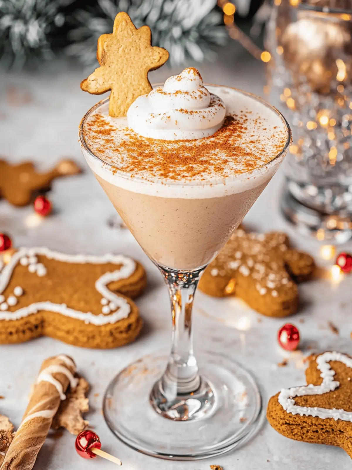 Gingerbread Martini