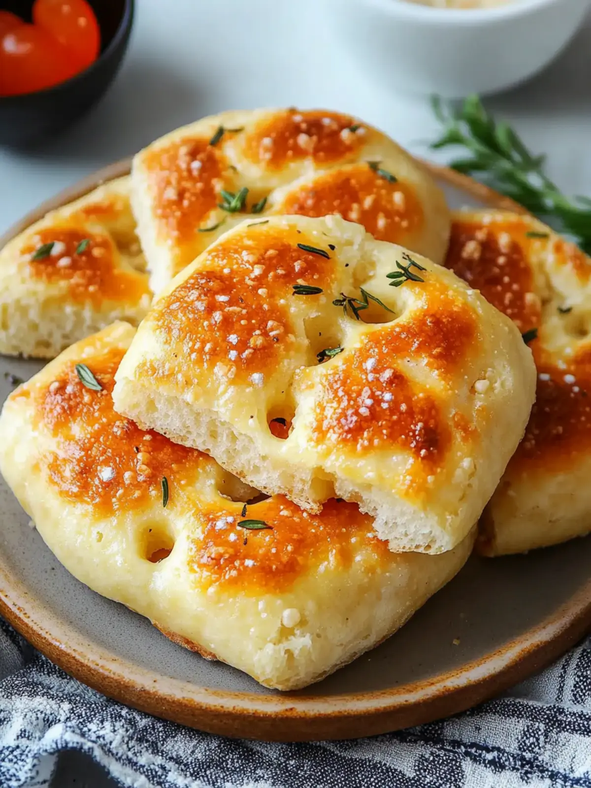 Crispy Mini Focaccia
