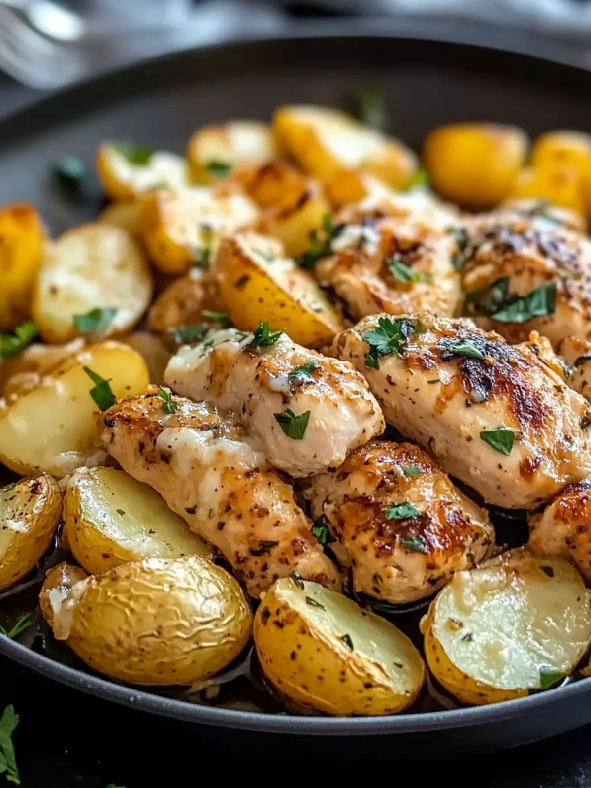 Garlic Parmesan Chicken and Potatoes