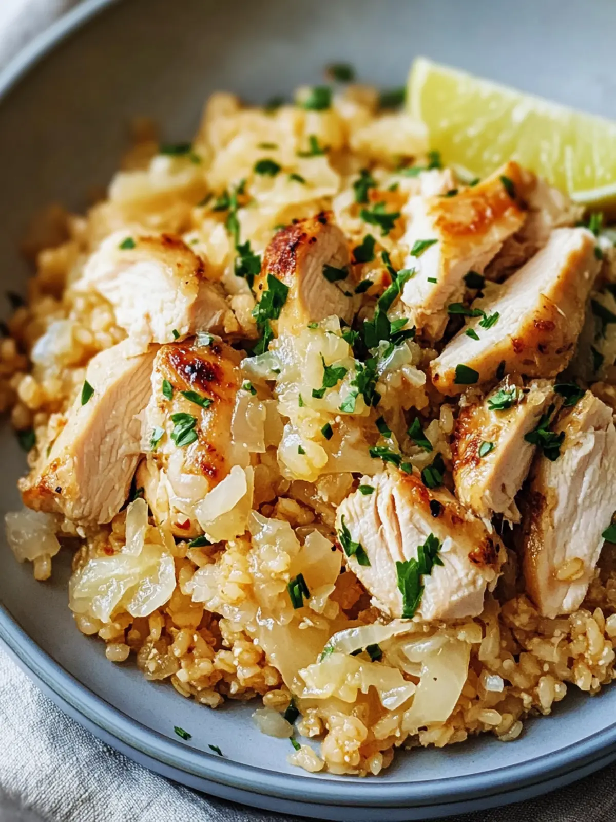 Chicken Bulgur and Sauerkraut