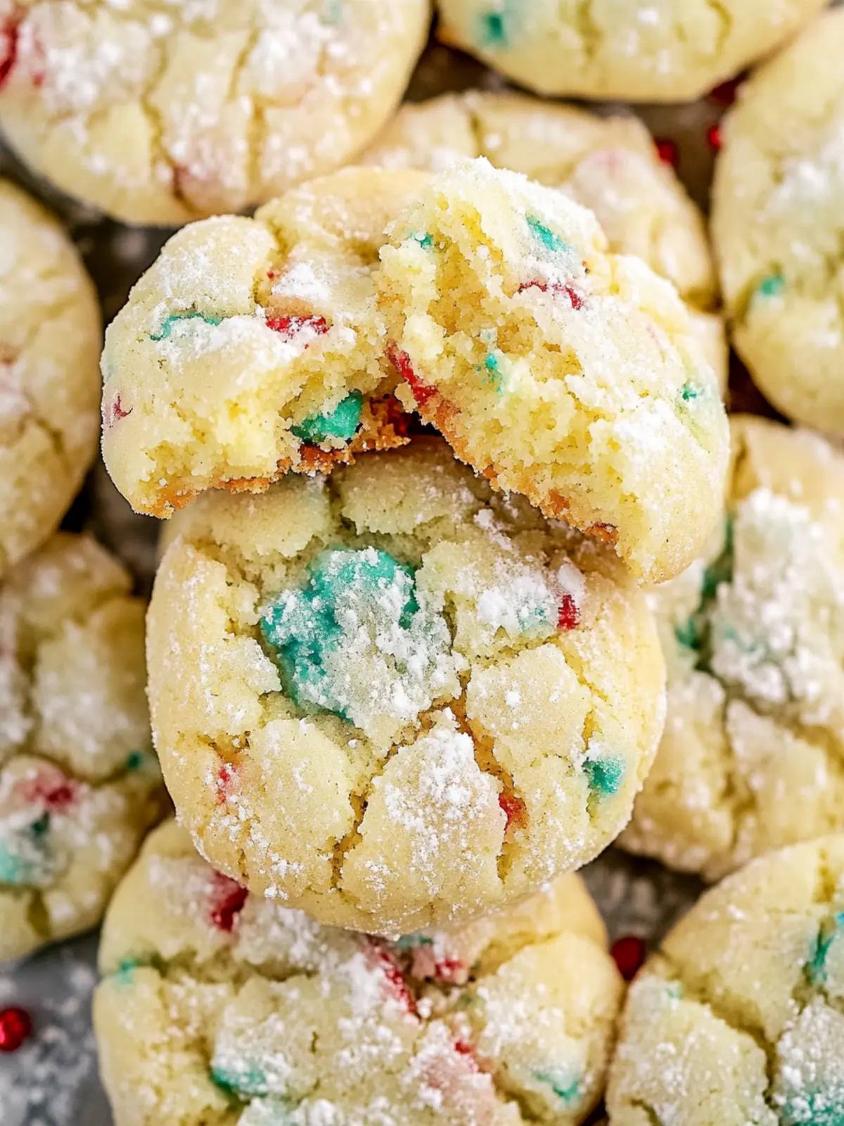 Christmas Gooey Butter Cookies