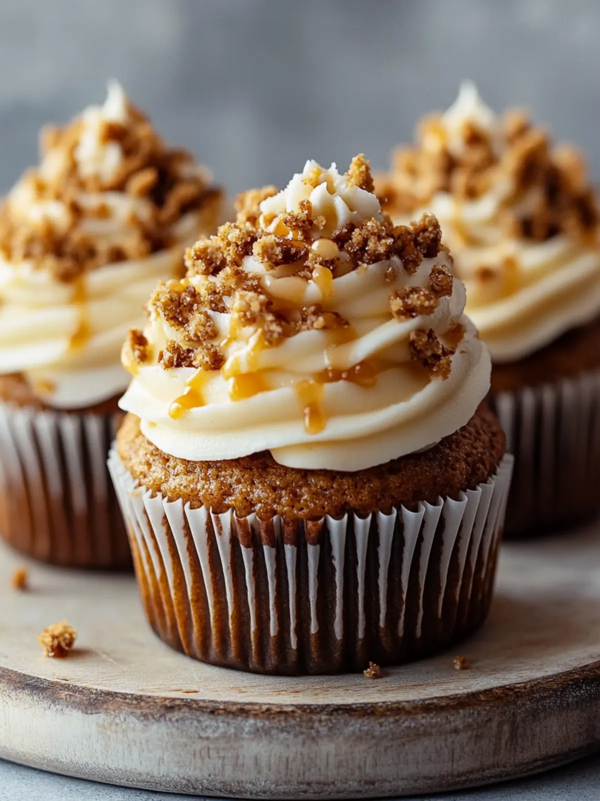 Toffee Crunch Cupcakes