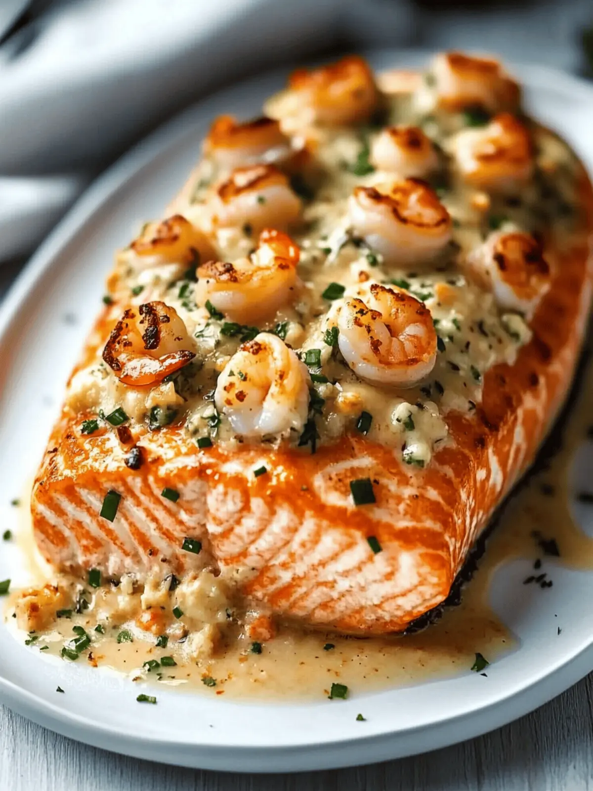 Shrimp Stuffed Salmon