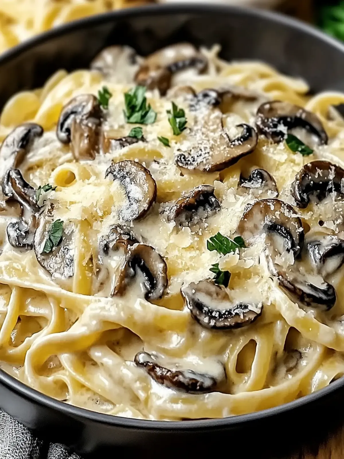 Creamy Mushroom Gruyere Pasta