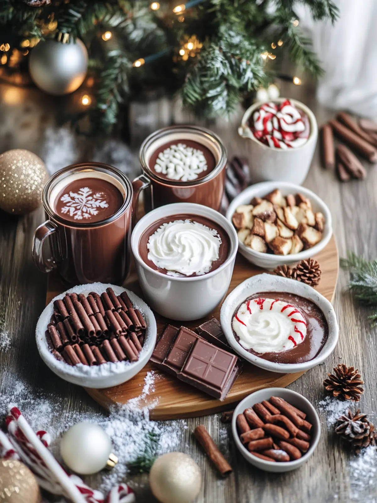 Holiday Hot Chocolate Board