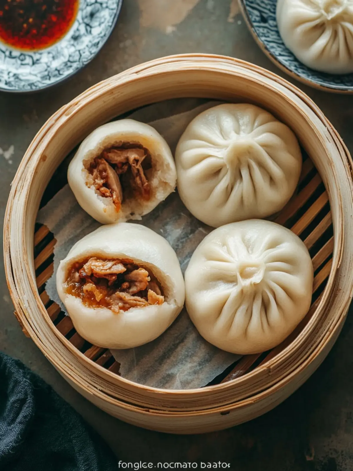 Steamed Pork Buns (Baozi)
