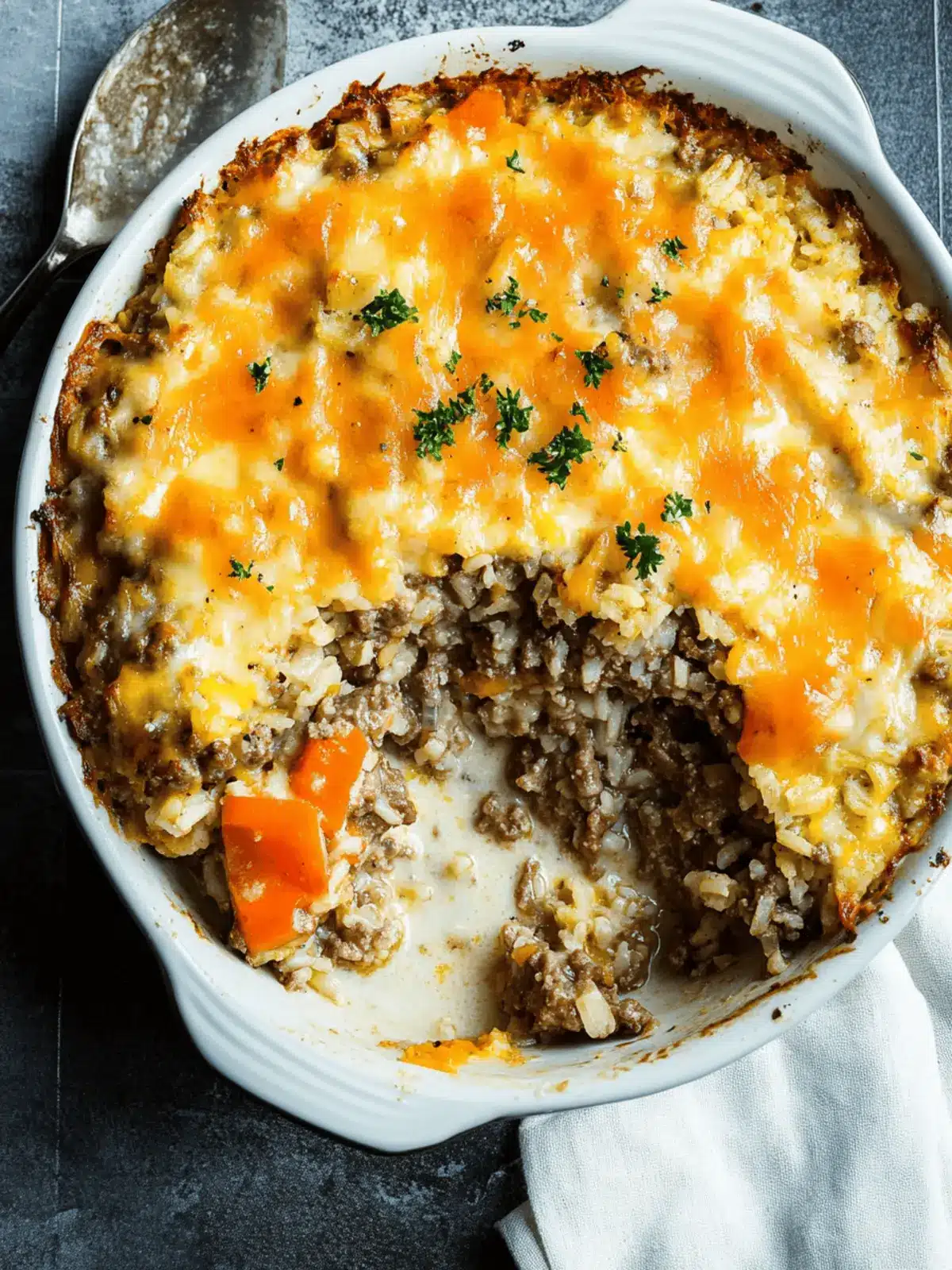 Beef and Rice Casserole