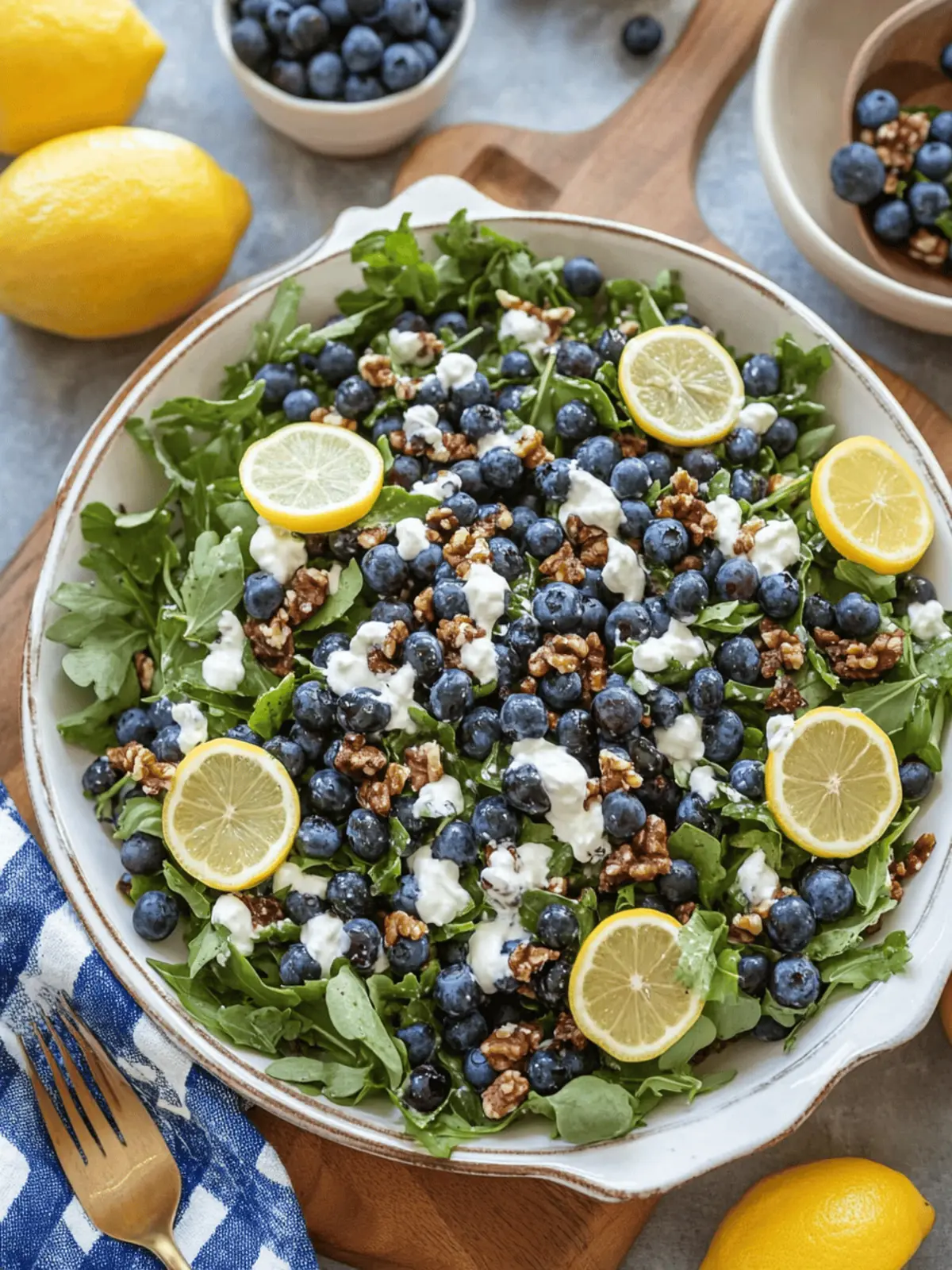 Lemon Blueberry Salad
