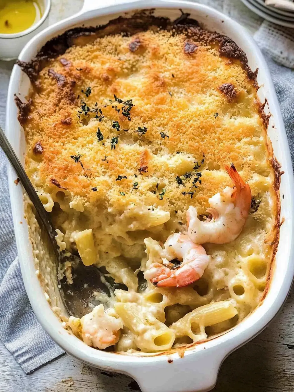 Seafood Gratin Pasta Bake