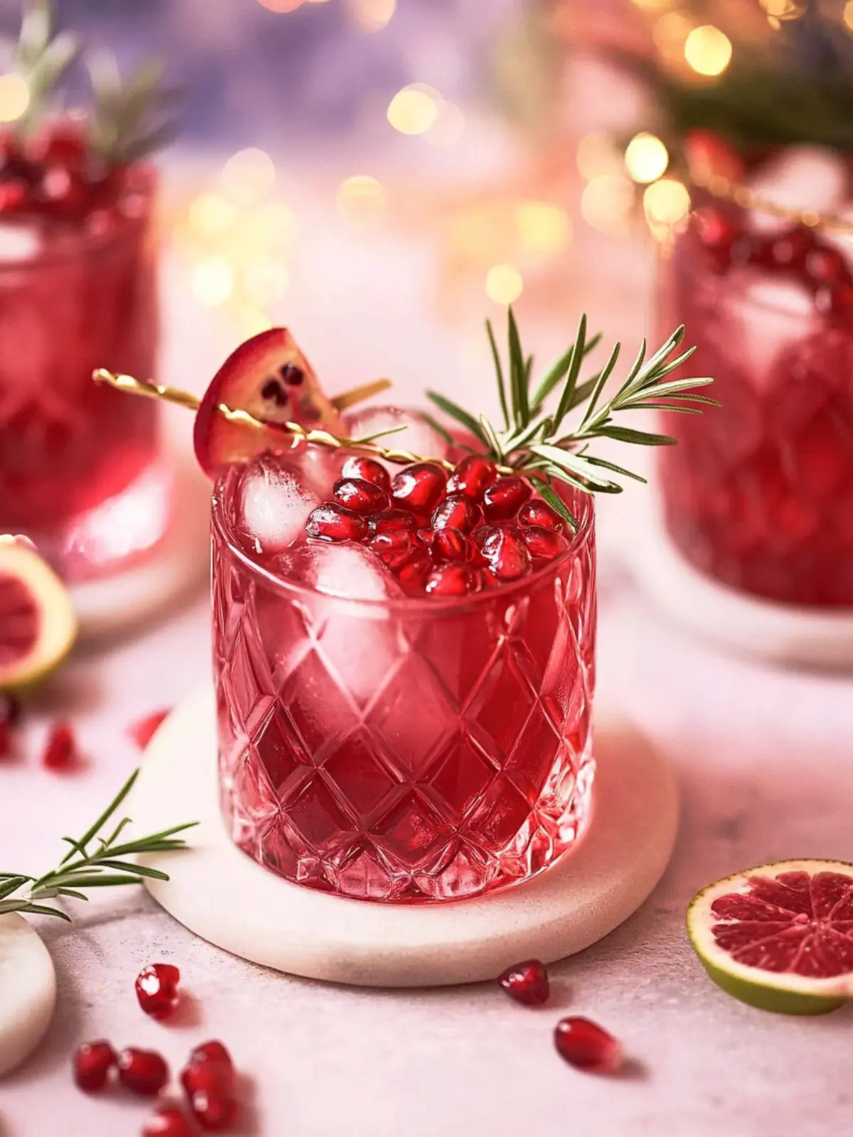 Pomegranate Gin Cocktail Recipe