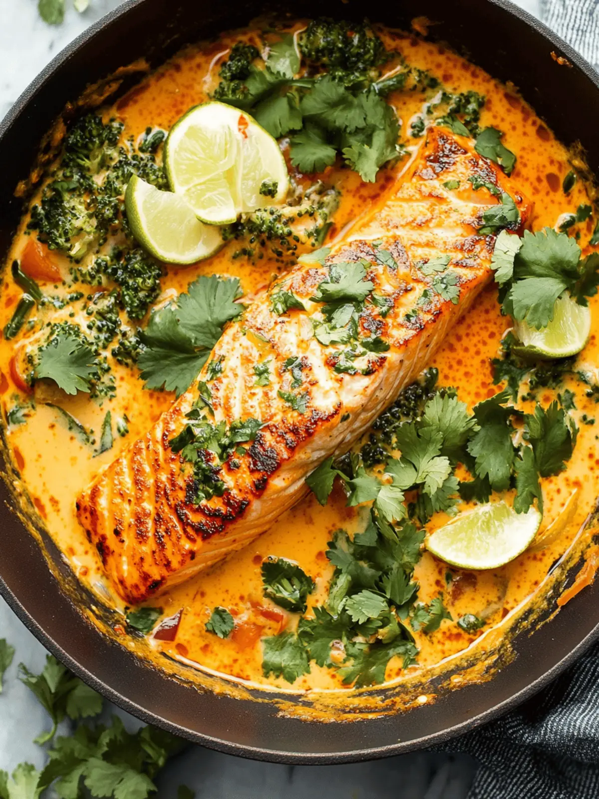 Salmon Coconut Curry (Thai Inspired)