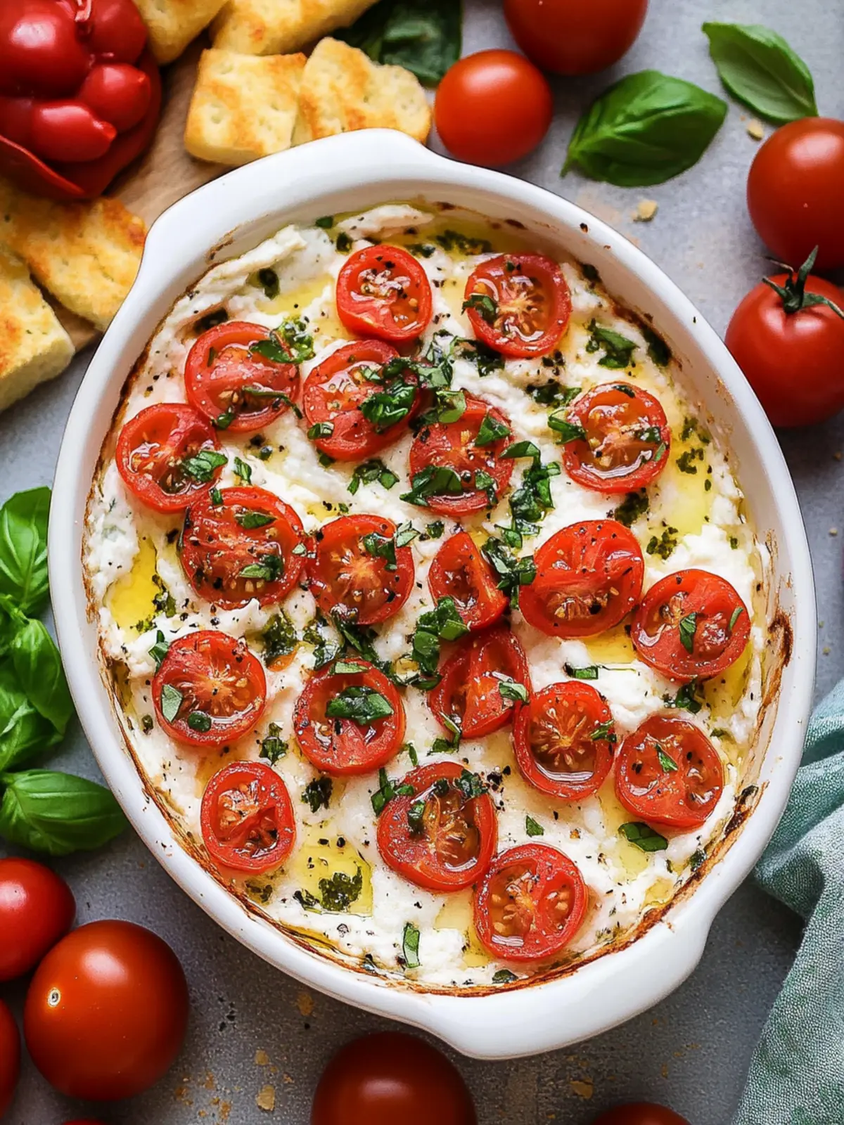 Easy Caprese Dip