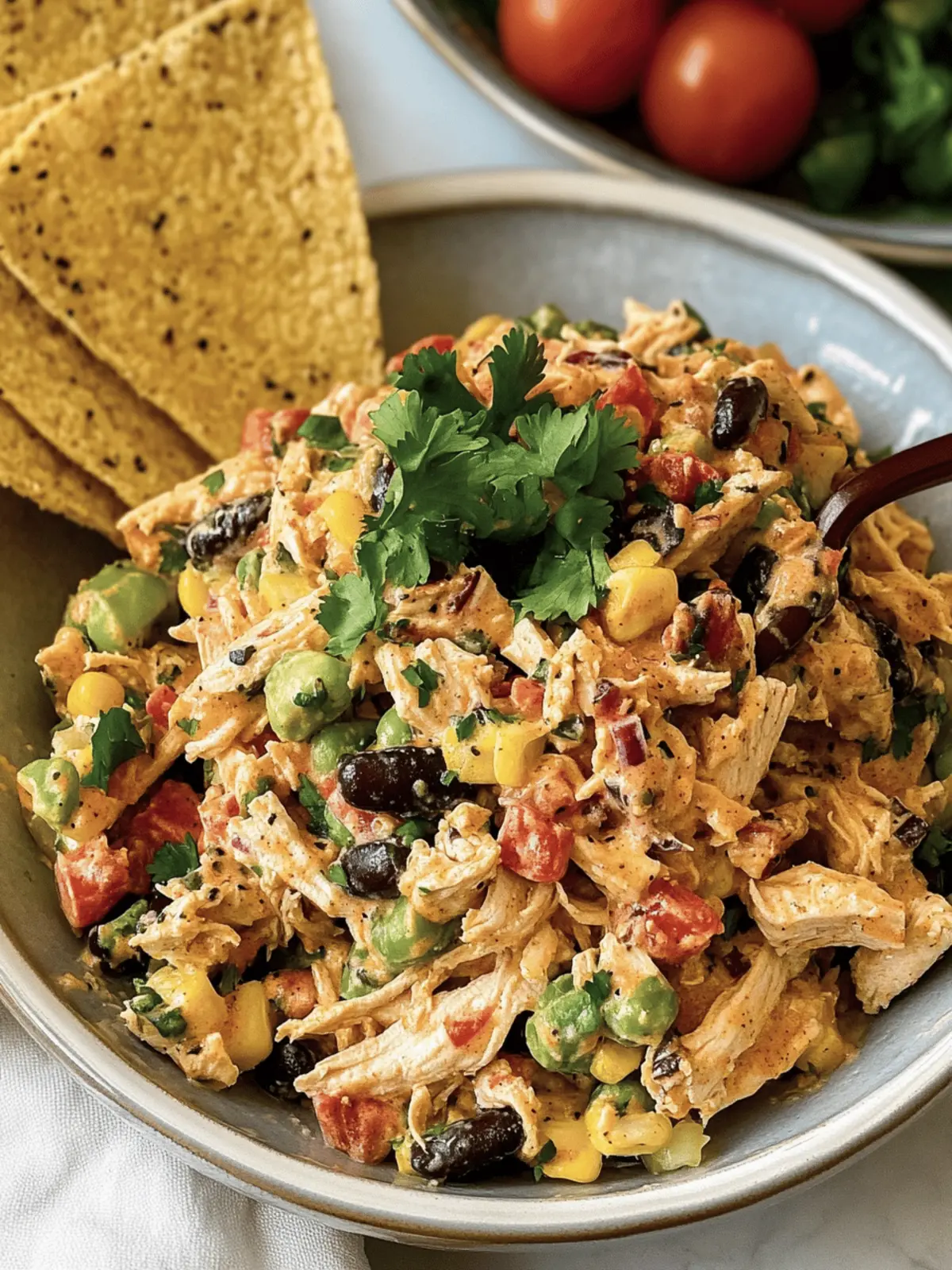 High Protein Southwest Chicken Salad