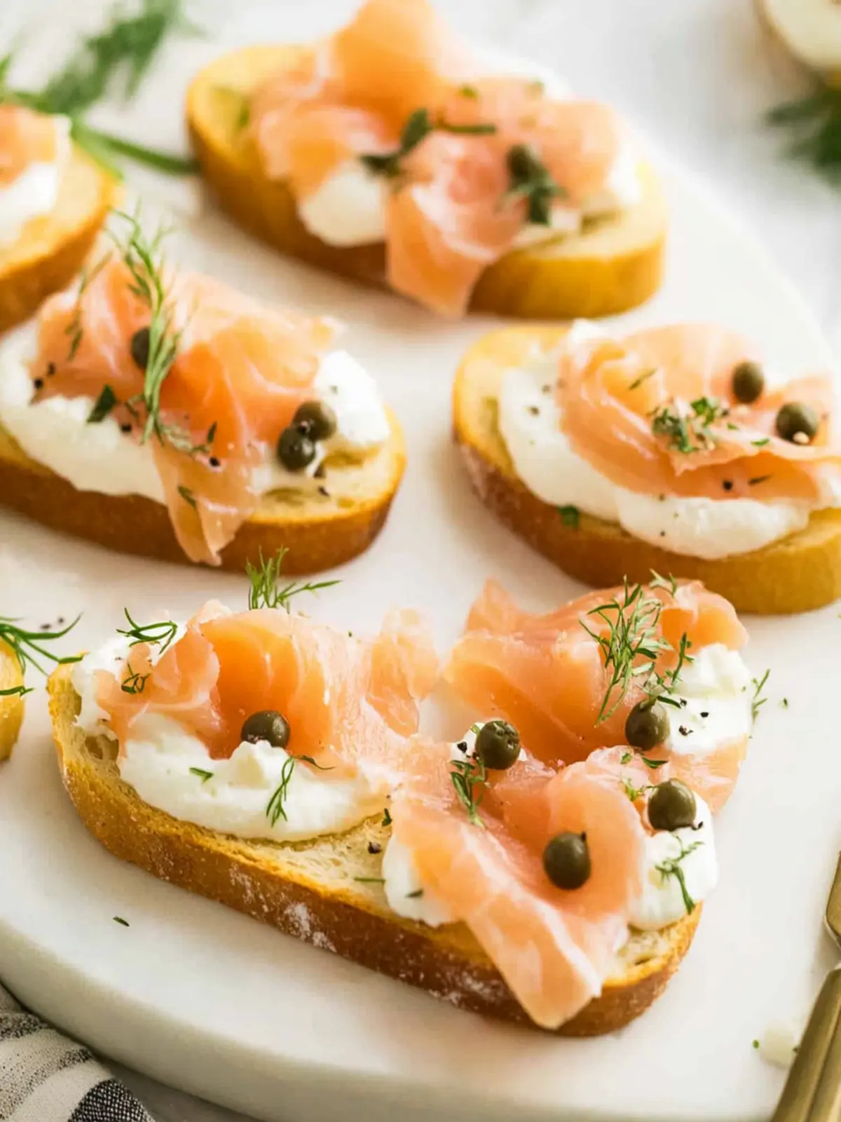 Smoked Salmon Crostini