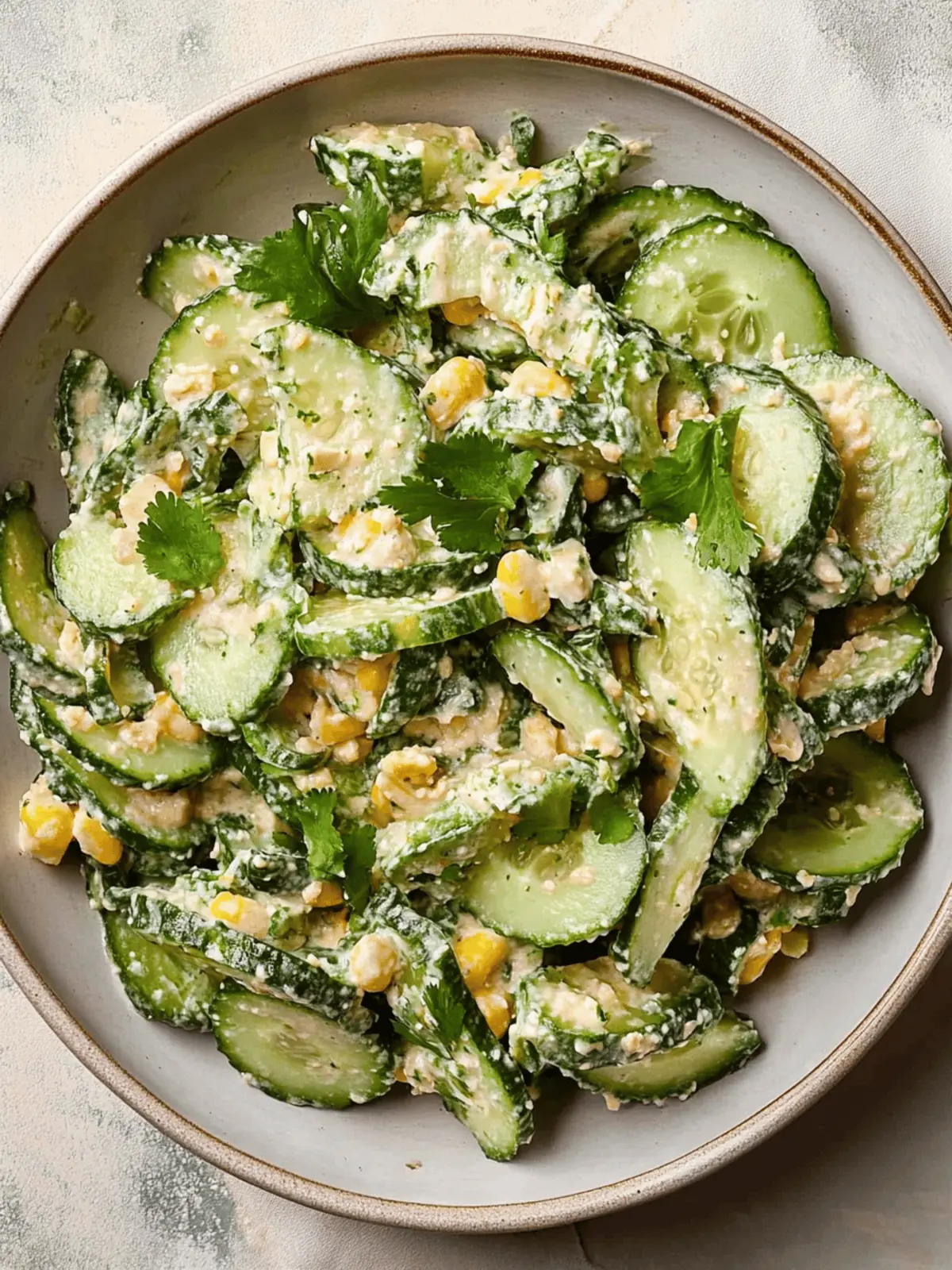 Cucumber Salad (Mexican style)