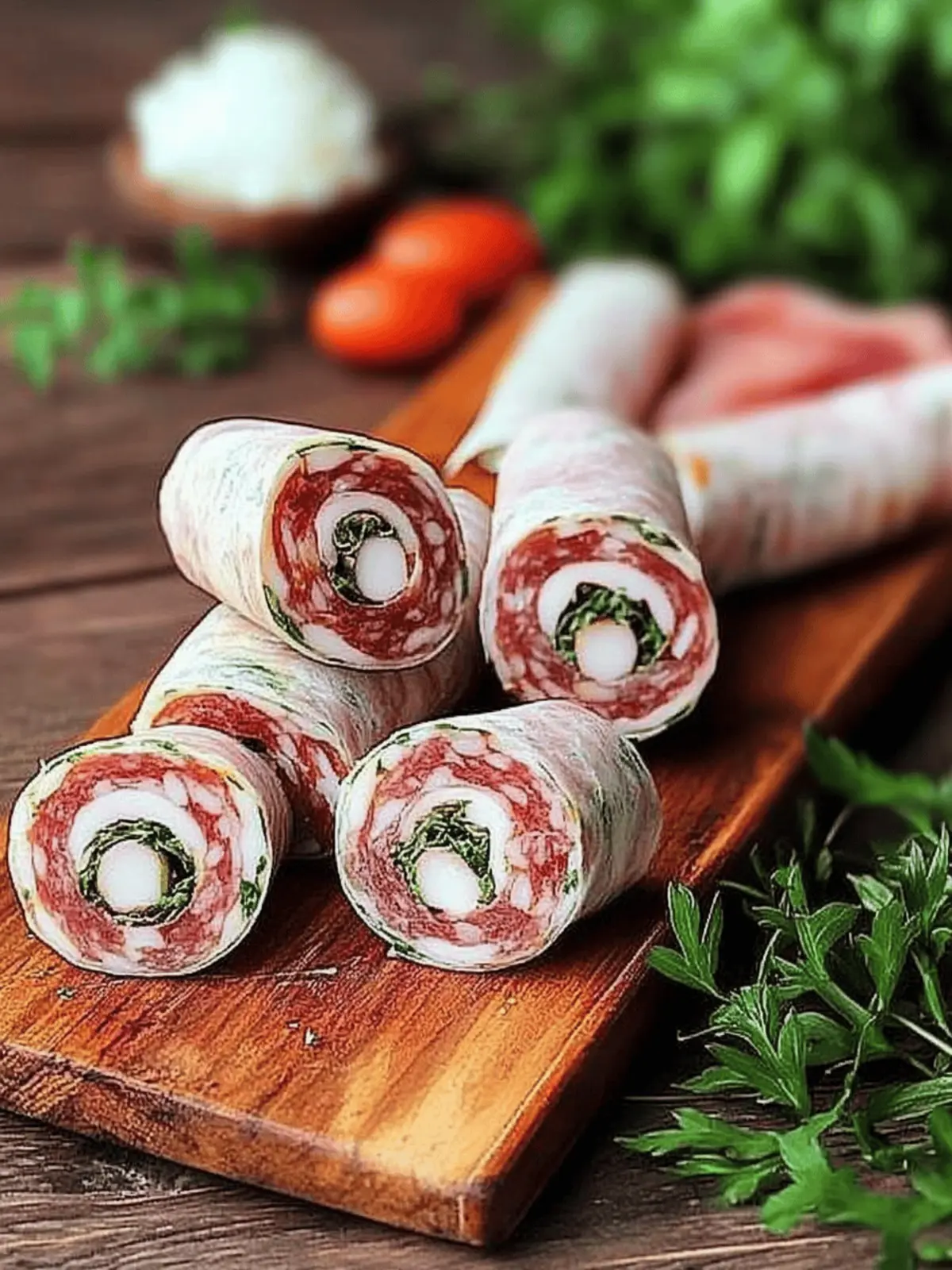 Keto Salami Roll-Ups