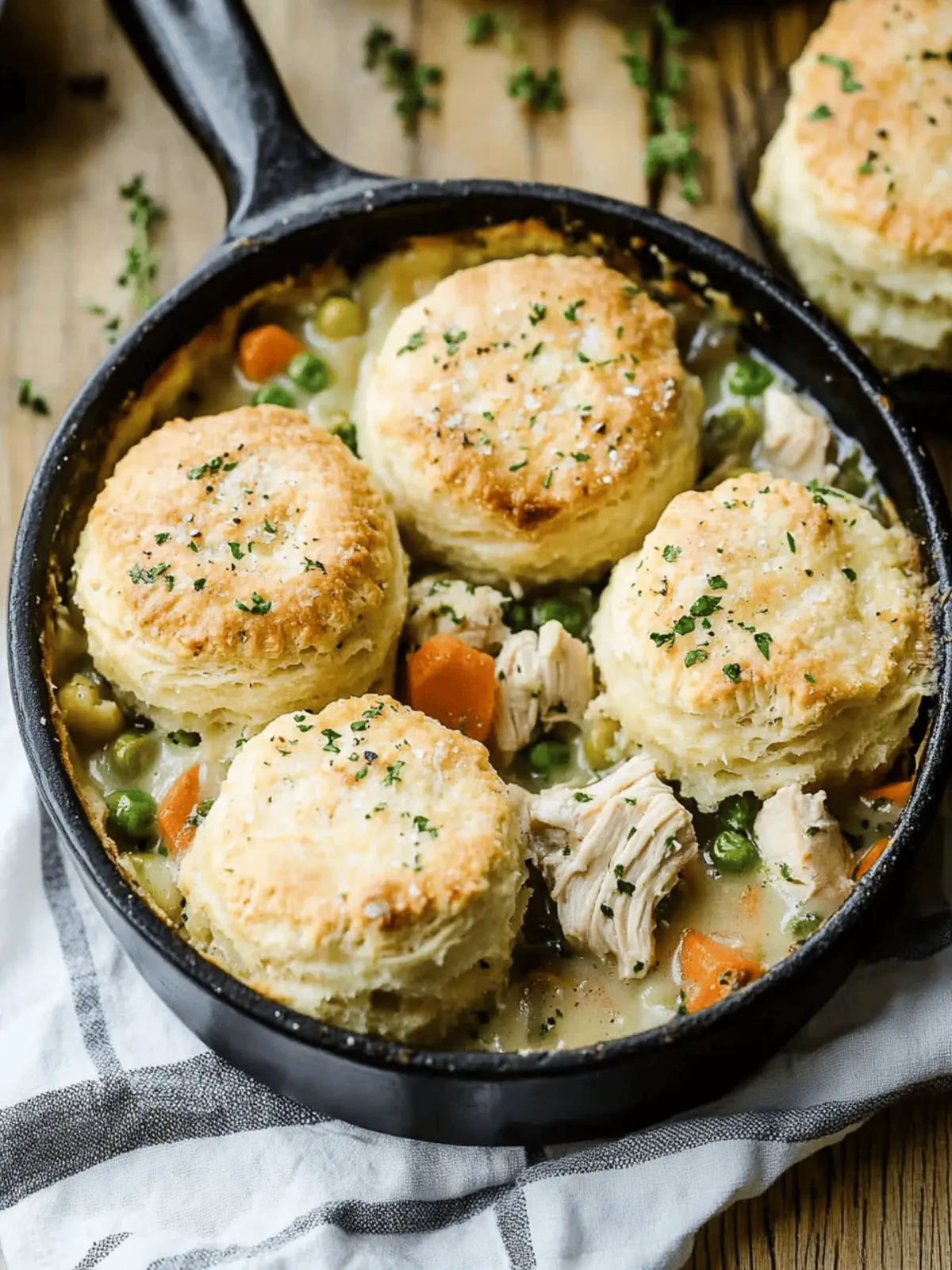 Biscuit Chicken Pot Pie