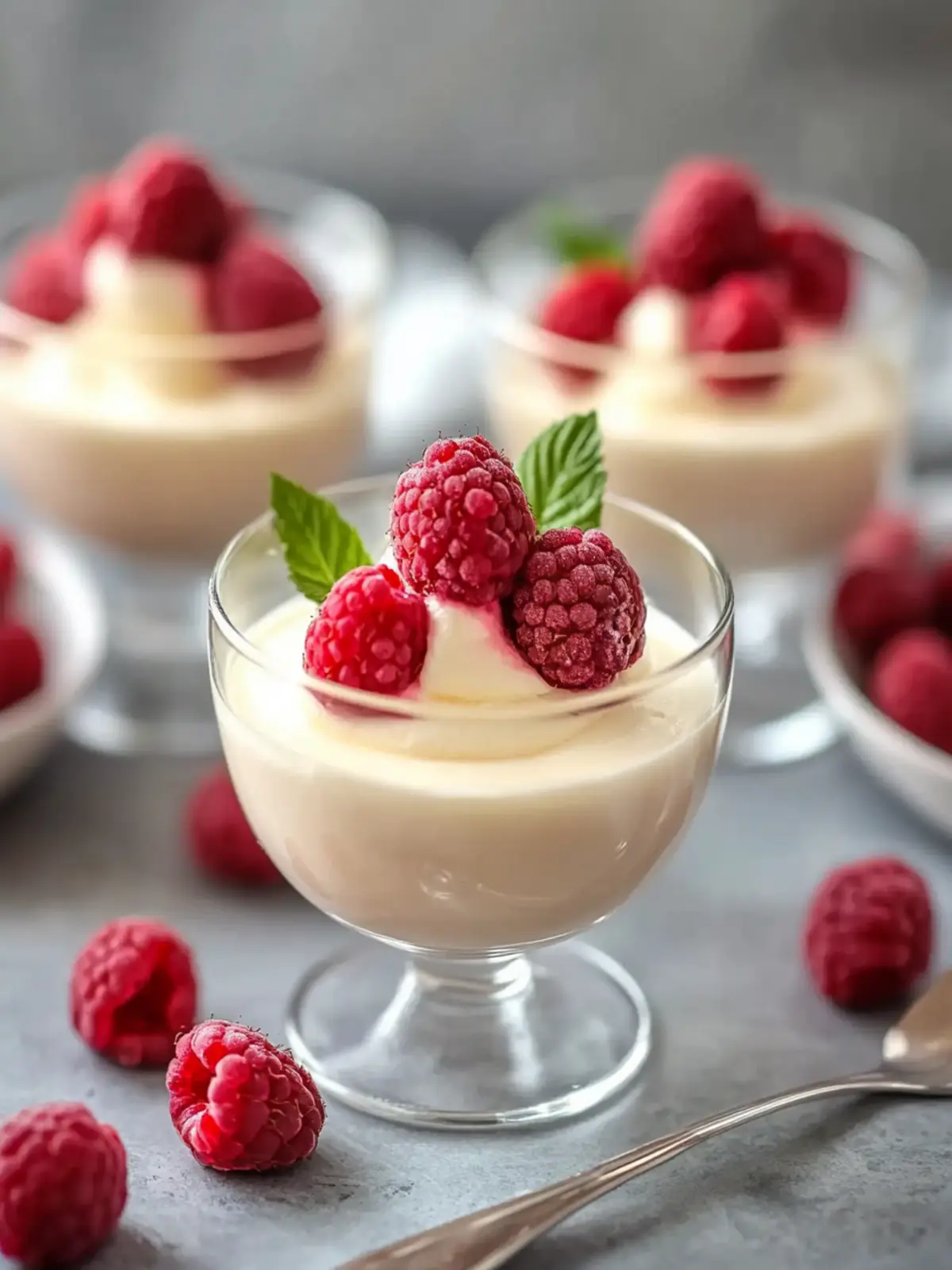 Raspberry White Chocolate Mousse
