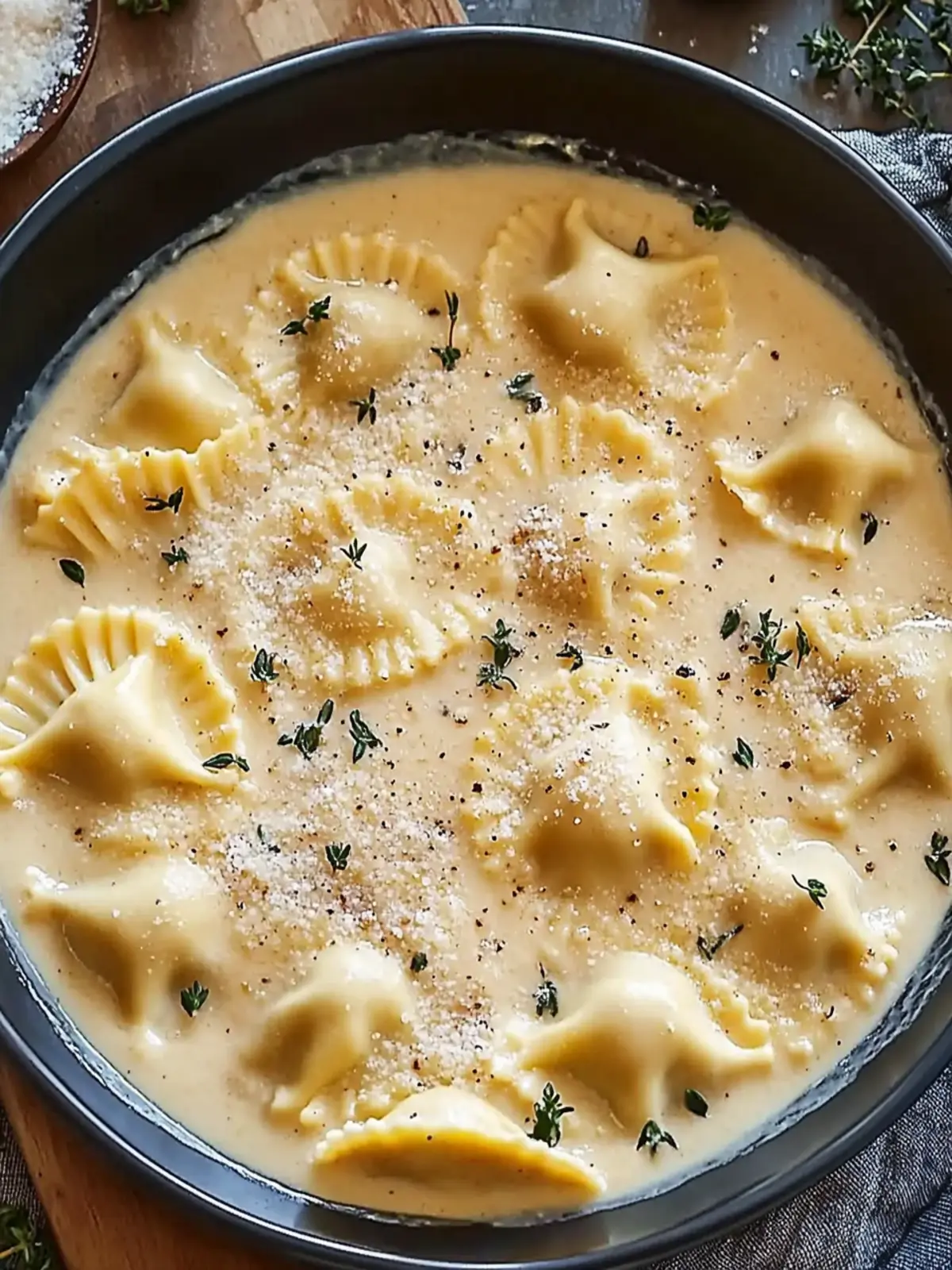 Cozy Creamy Ravioli Sauce