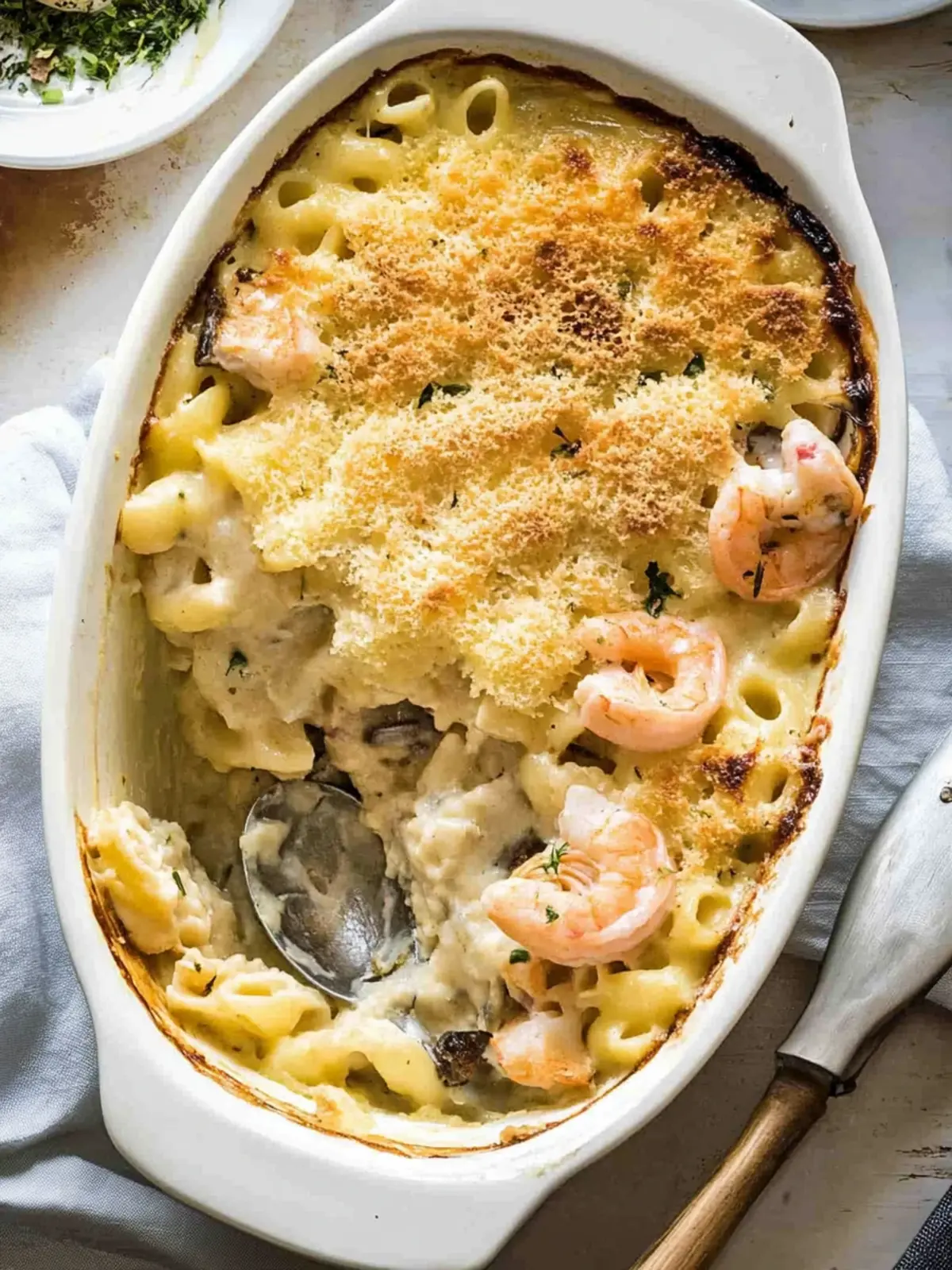 Seafood Gratin Pasta Bake