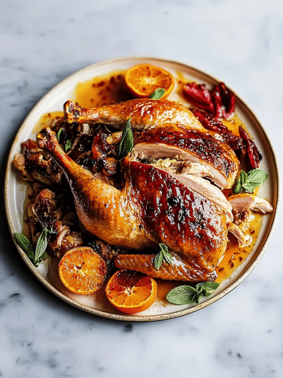 Orange-Maple Roast Duck Recipe