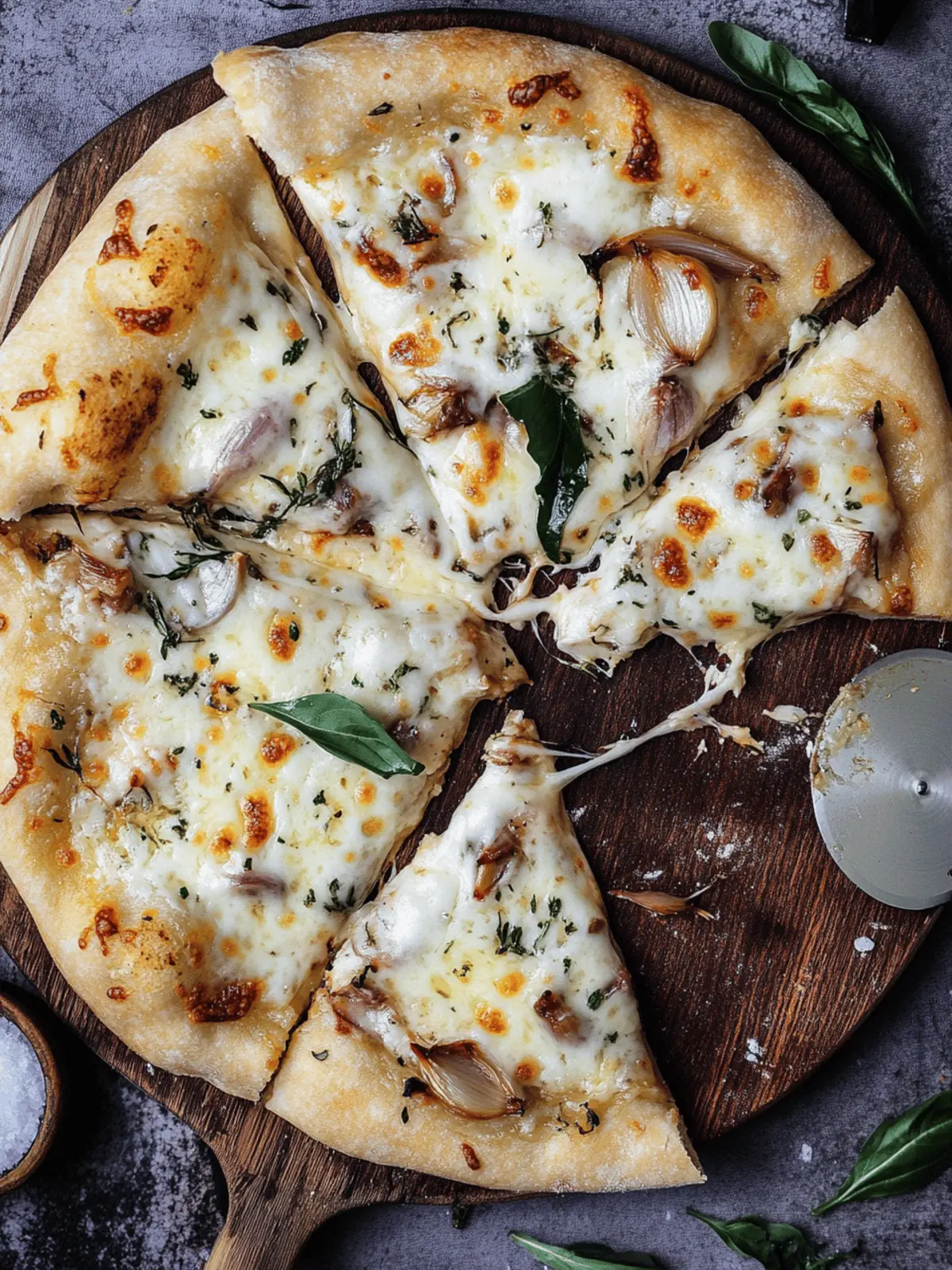Epic Roasted Garlic Pizza