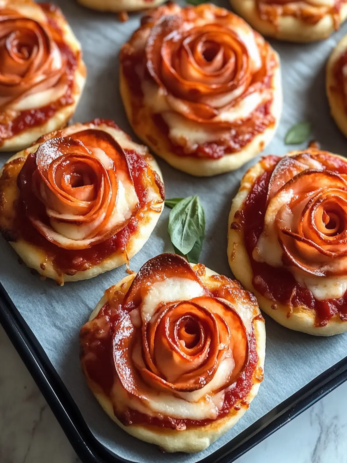 Easy Pizza Roses for Valentine’s Day