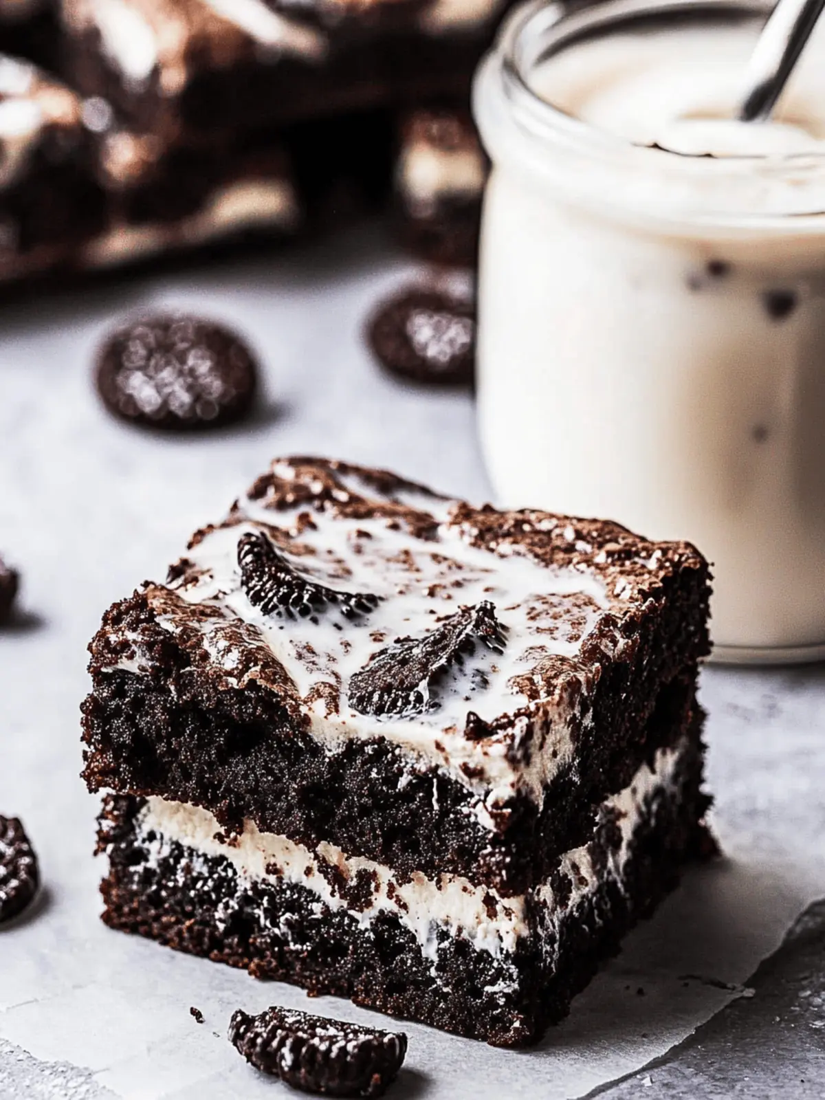 Cookies and Cream Brownies