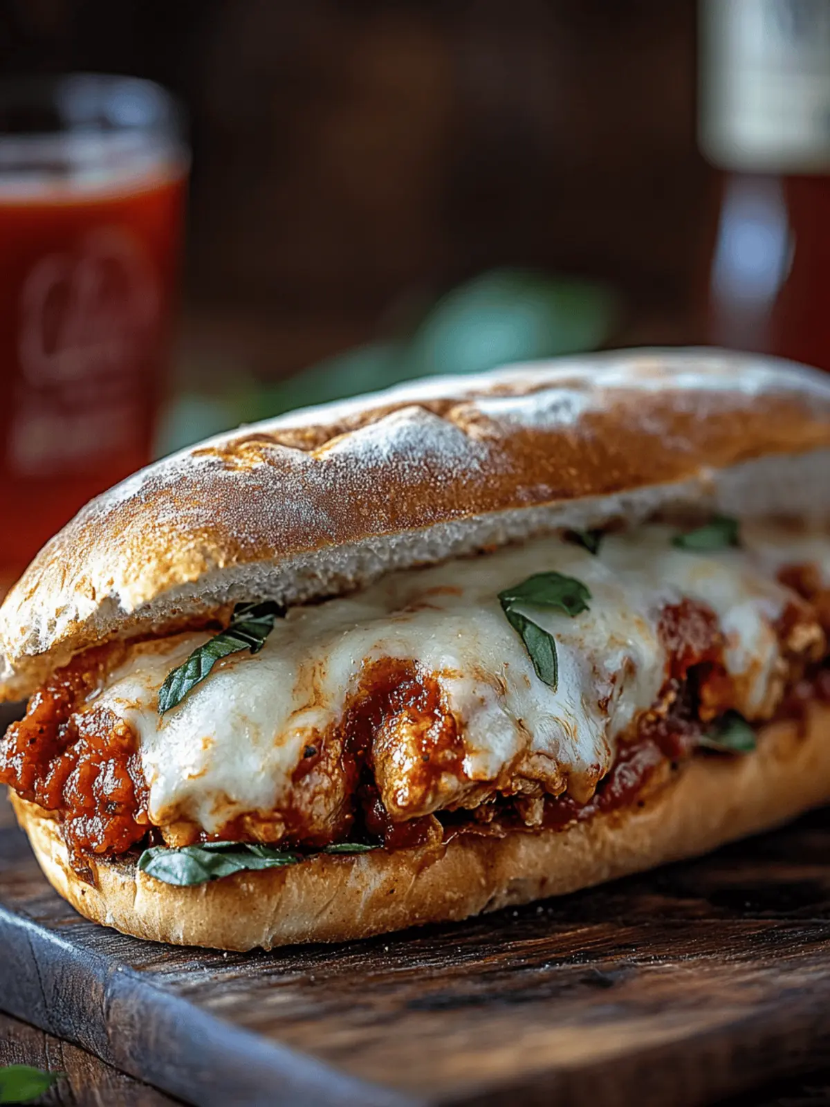 The Ultimate Chicken Parm Sandwich