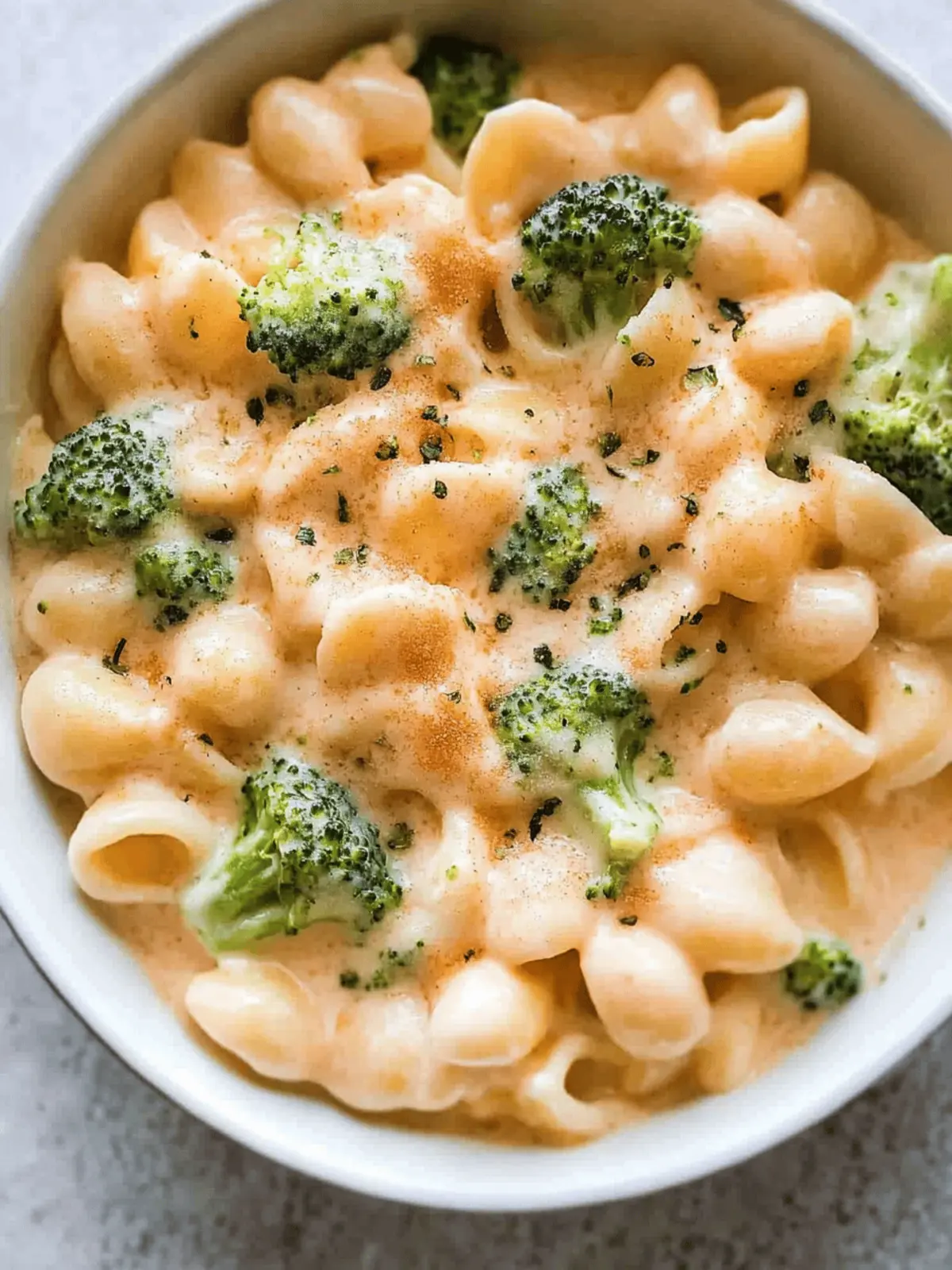 Cheesy Cheddar Broccoli Pasta