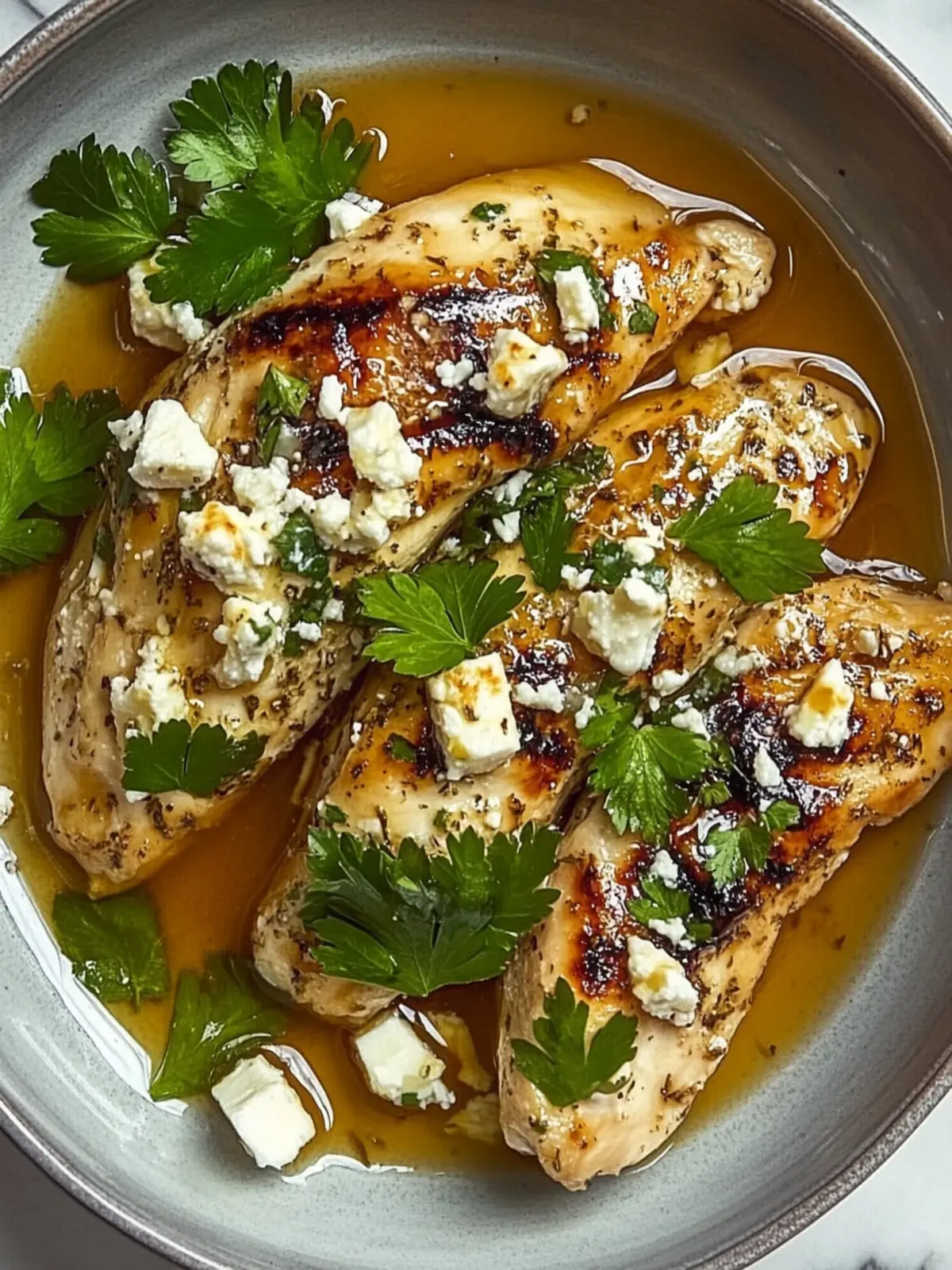 Hot Honey Infused Feta Chicken
