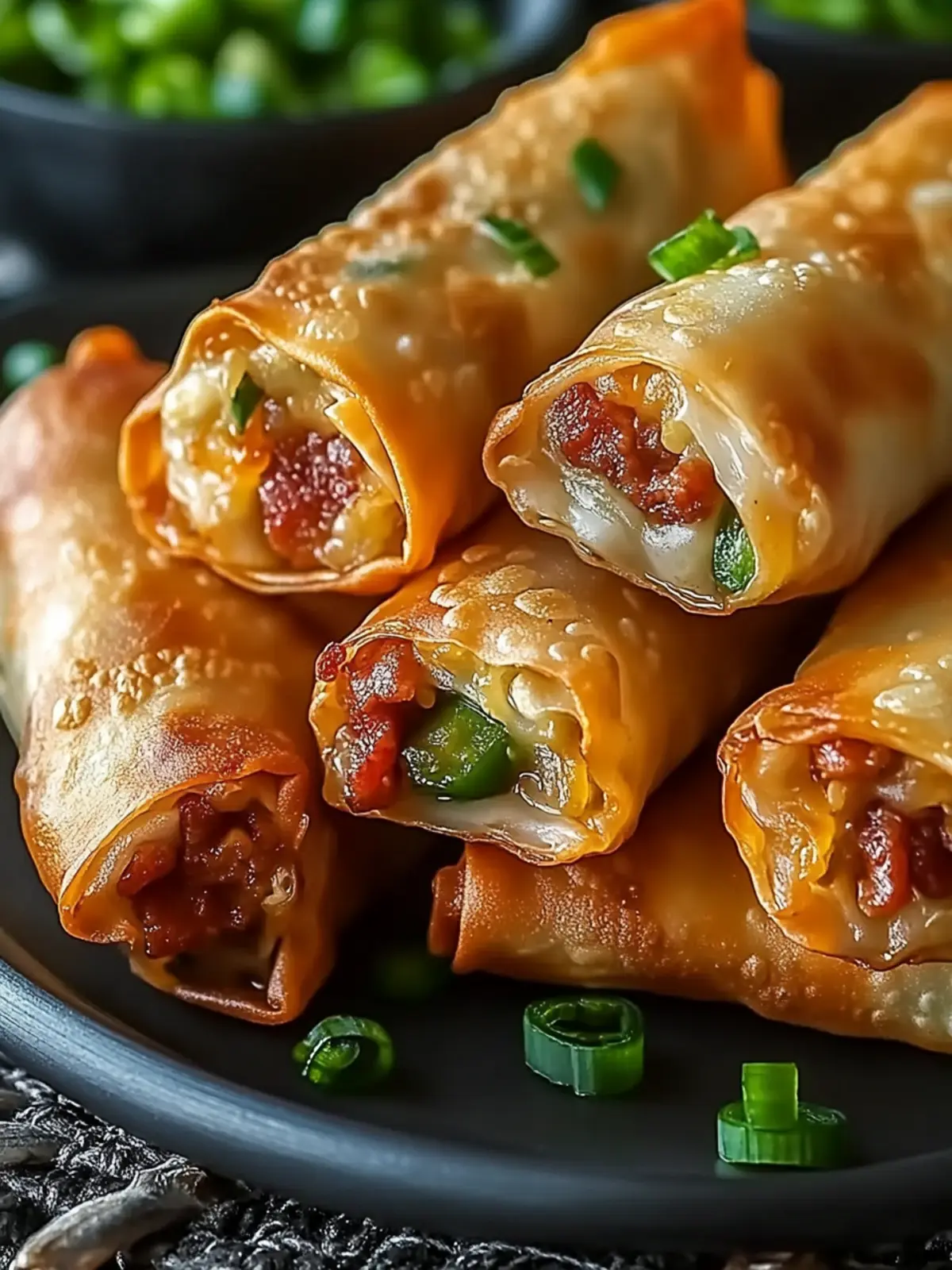 Bacon Jalapeno Popper Eggrolls