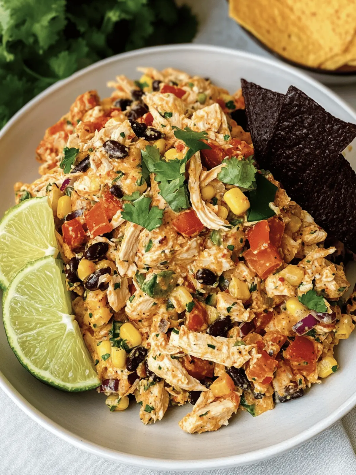 High Protein Southwest Chicken Salad
