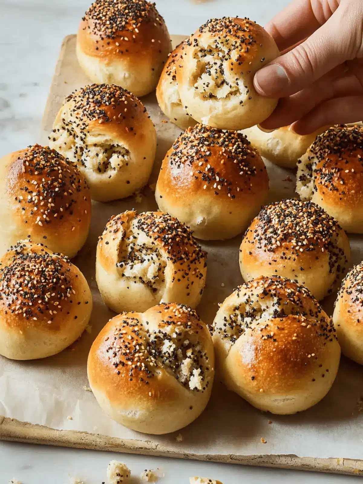 Stuffed Bagel Bites