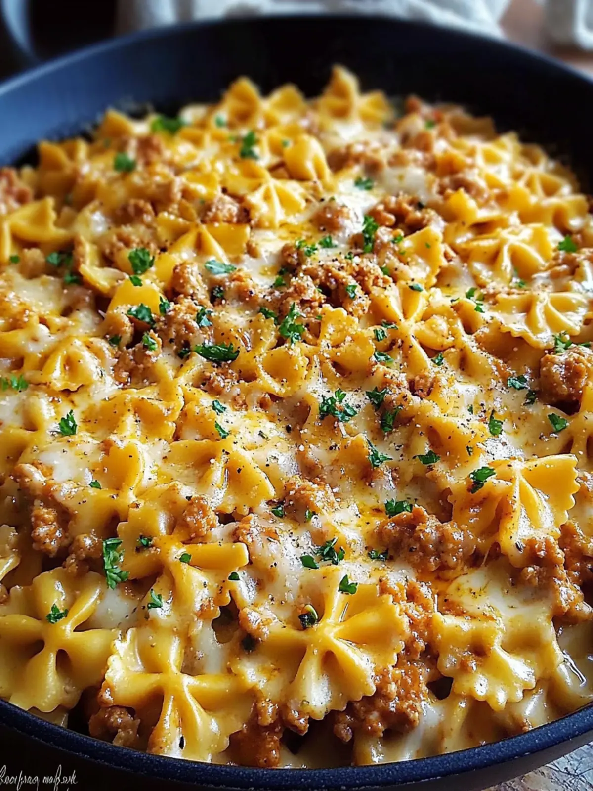Cajun Cream Cheese Alfredo Bowties