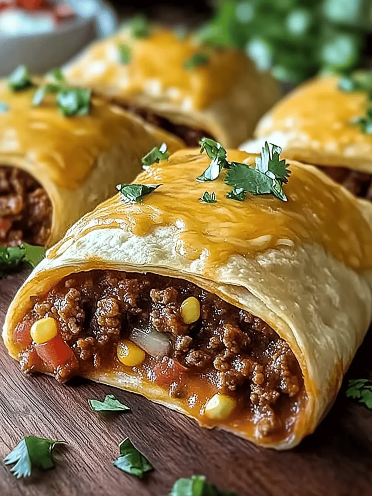 Loaded Taco-Stuffed Cheesy Pockets