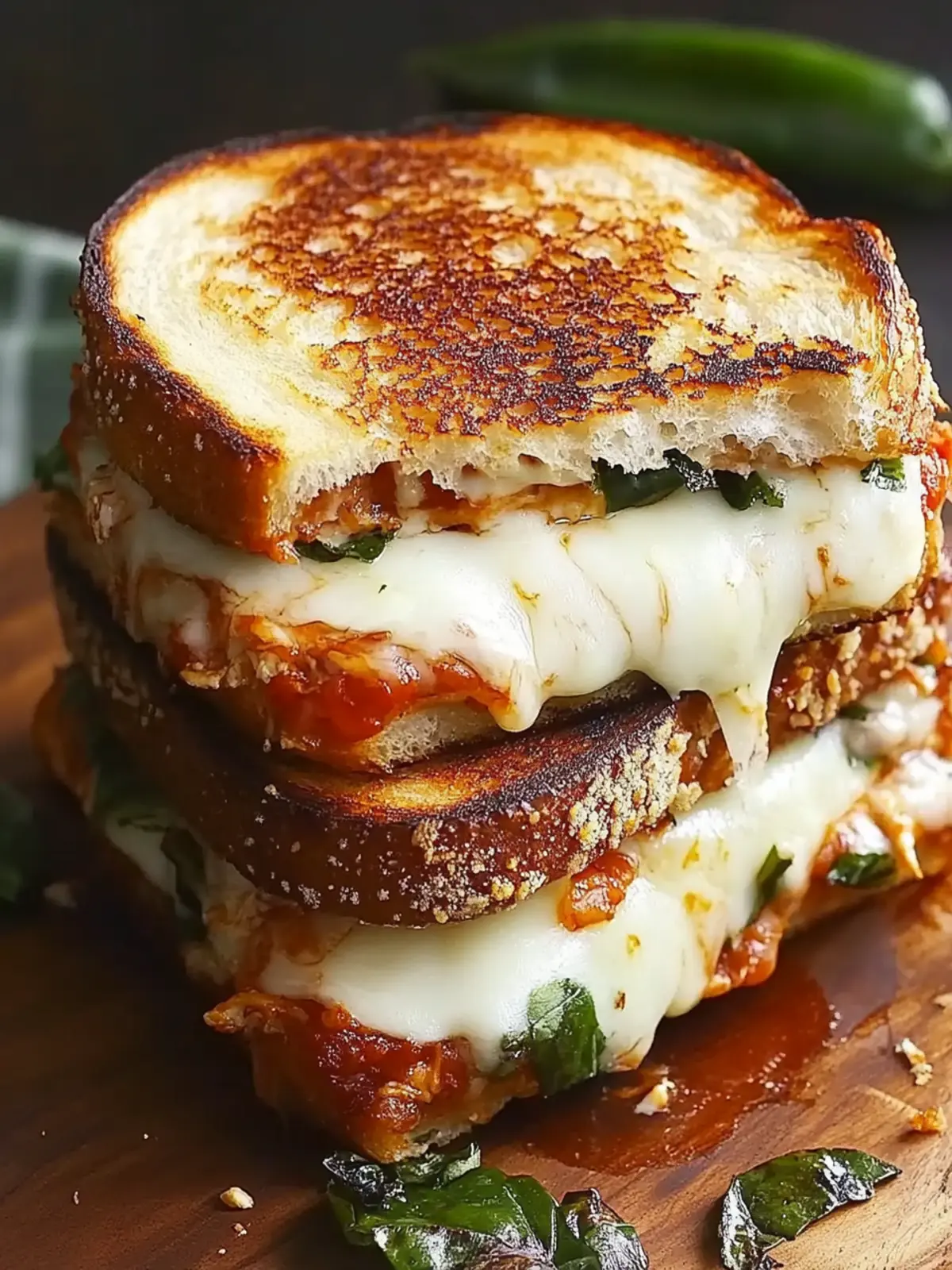 Chicken Parmesan Grilled Cheese