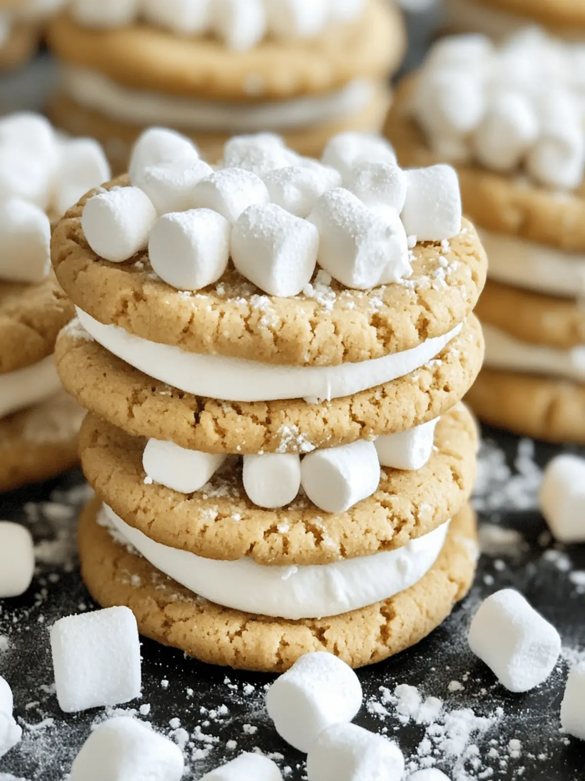 Peanut Butter Marshmallow Cookies