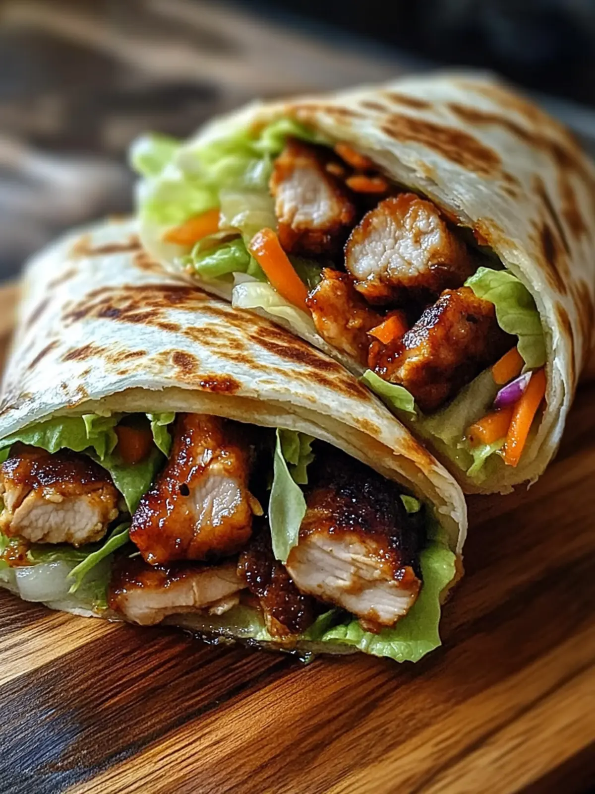 Teriyaki Chicken Wrap Recipe:
