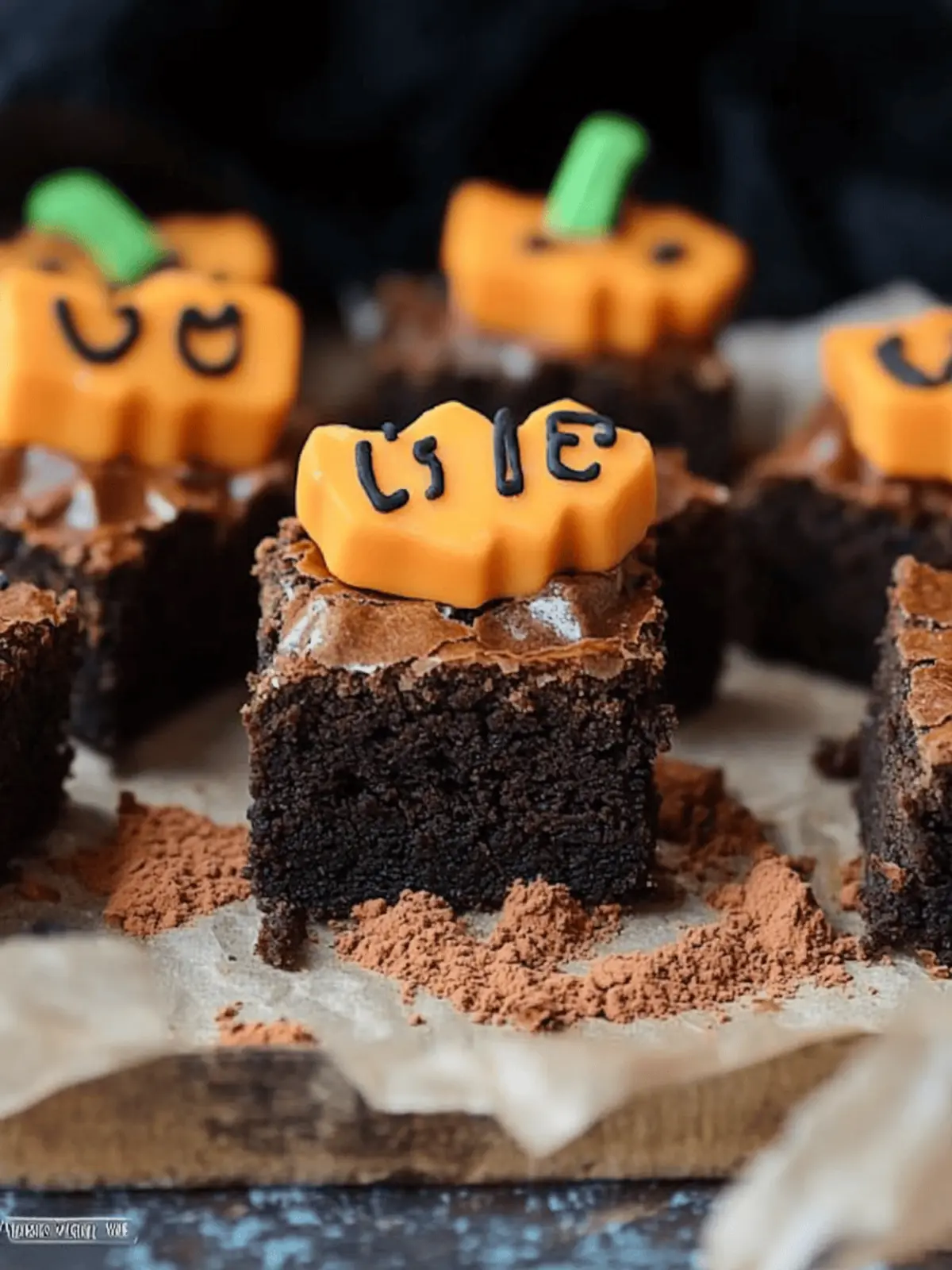 Pumpkin Patch Brownies