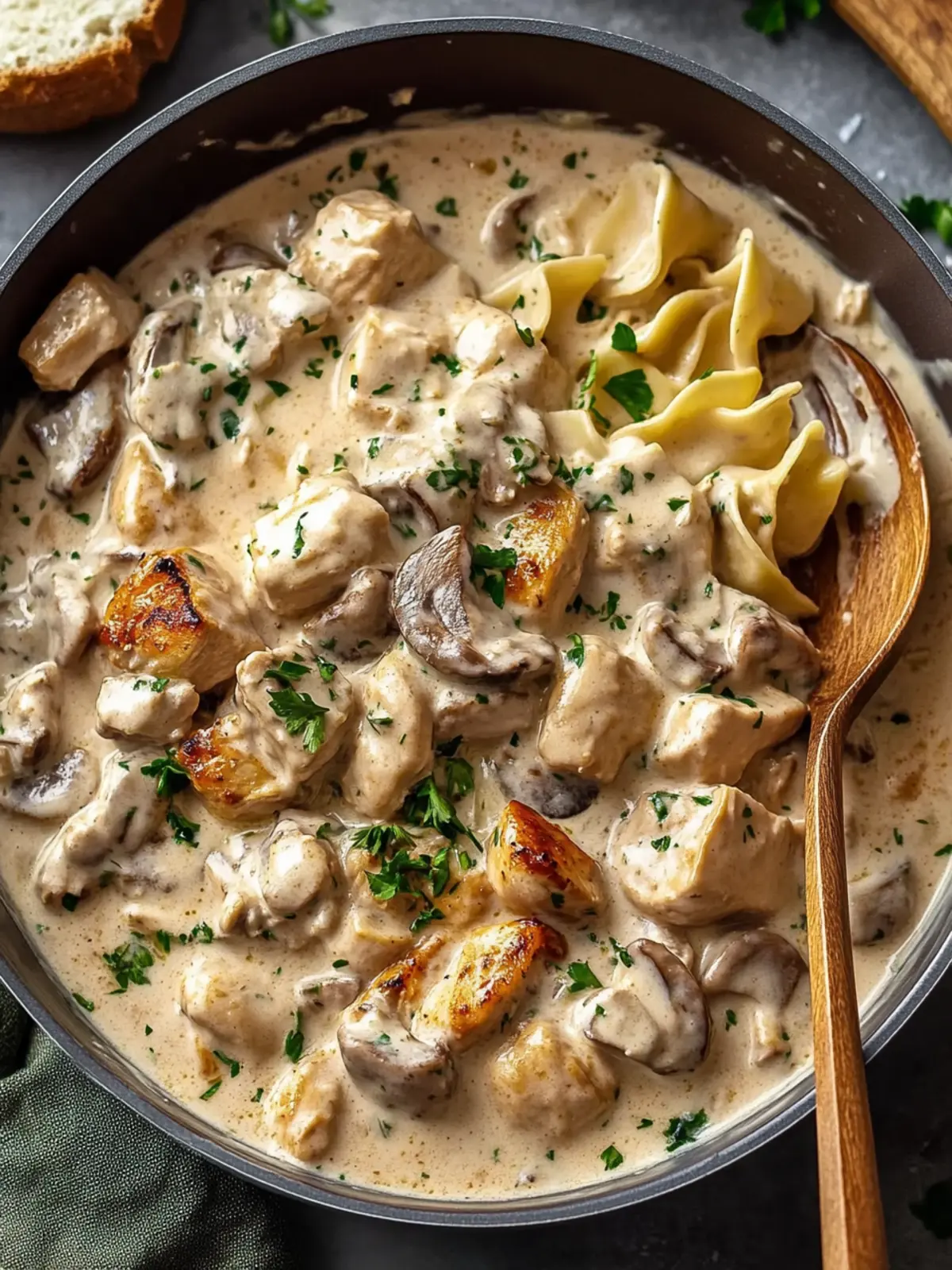 Creamy Chicken Stroganoff Recipe