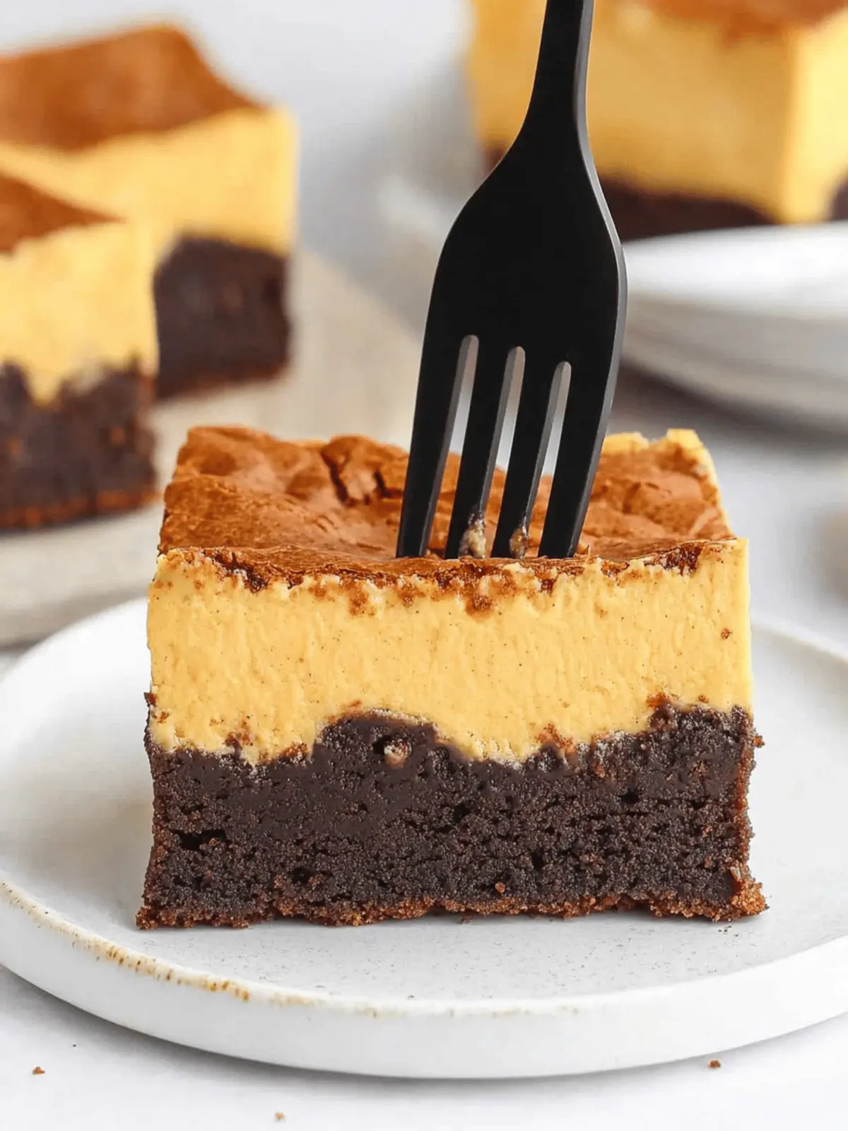 Pumpkin Cheesecake Brownies