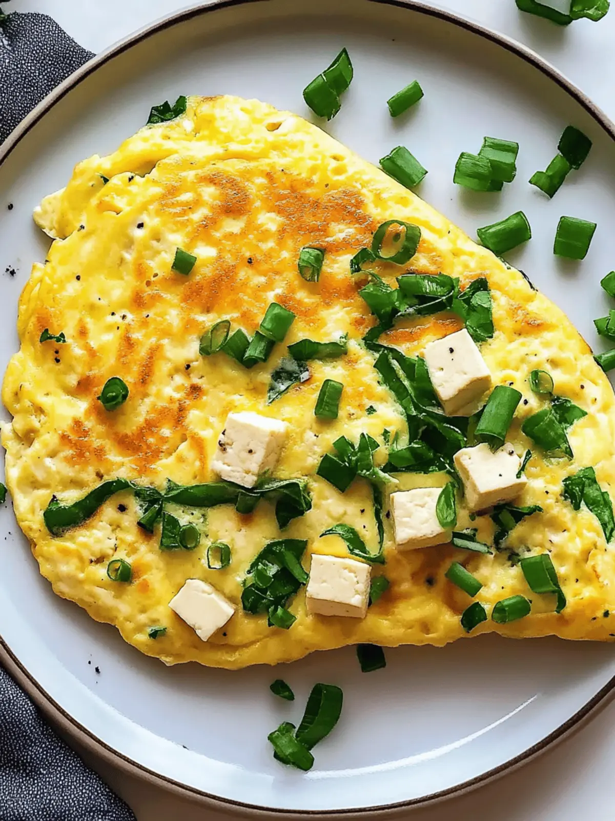 Quick Vegan Tofu Omelette