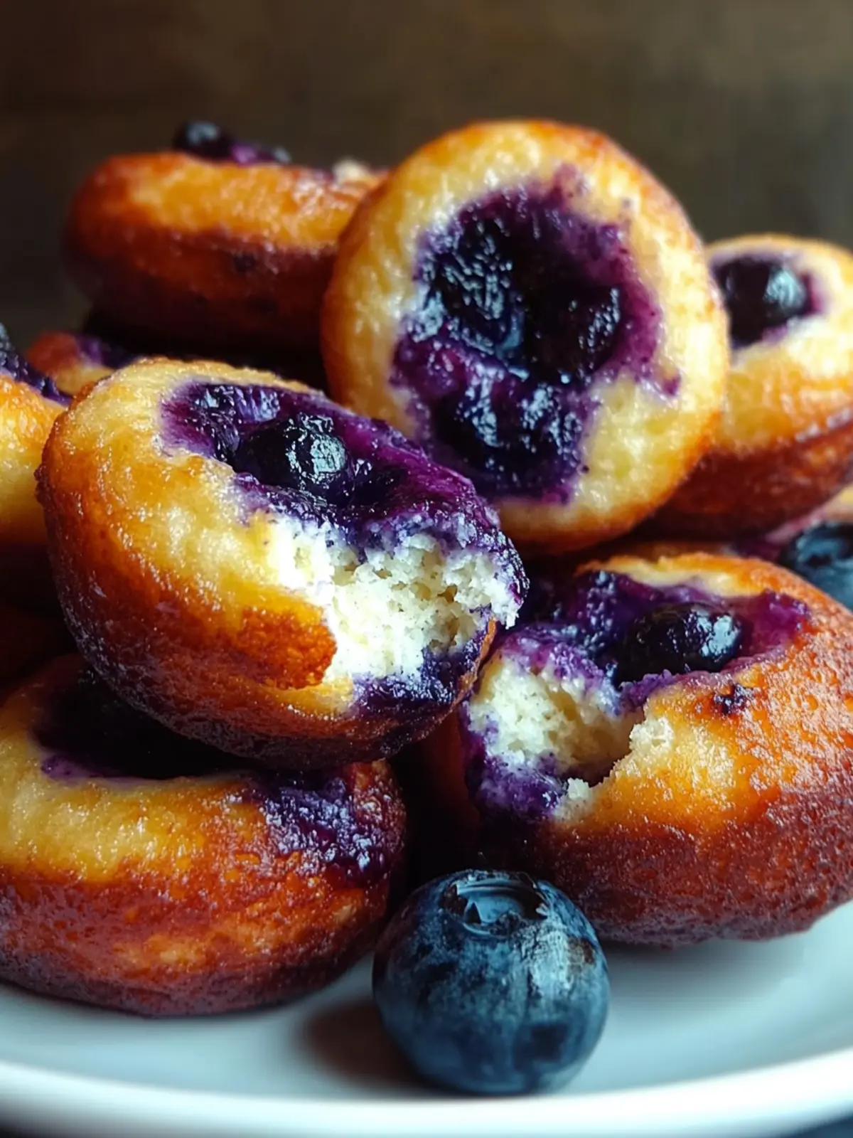 Amazing Keto Blueberry Cottage Cheese Donuts