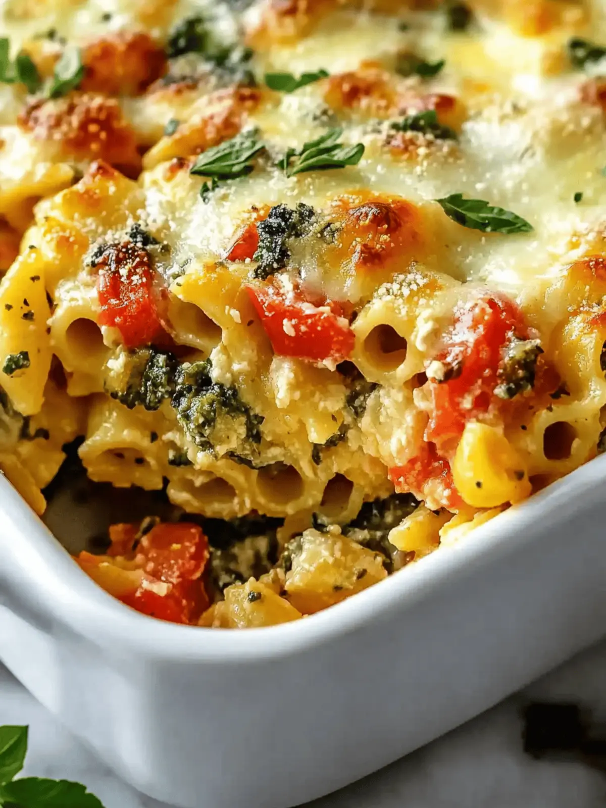 Tasty Mediterranean Vegetable Pasta Bake