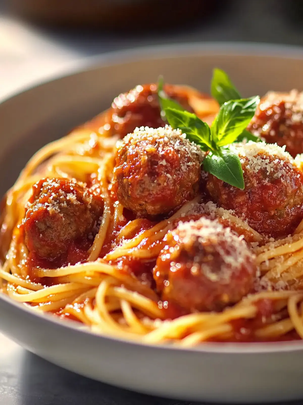 Italian Spaghetti and Meatballs